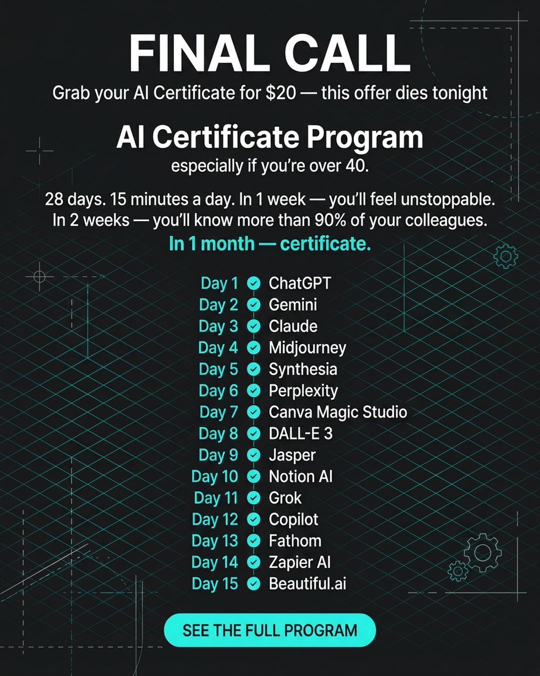 AI Made Simple Facebook ad