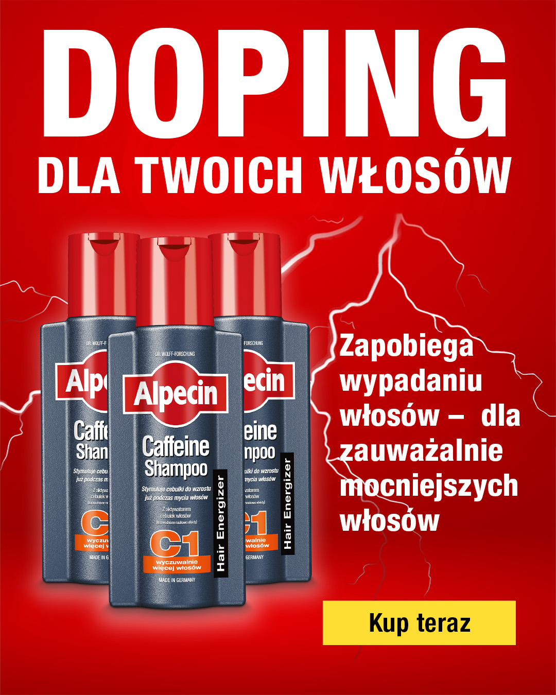 Alpecin Facebook ad