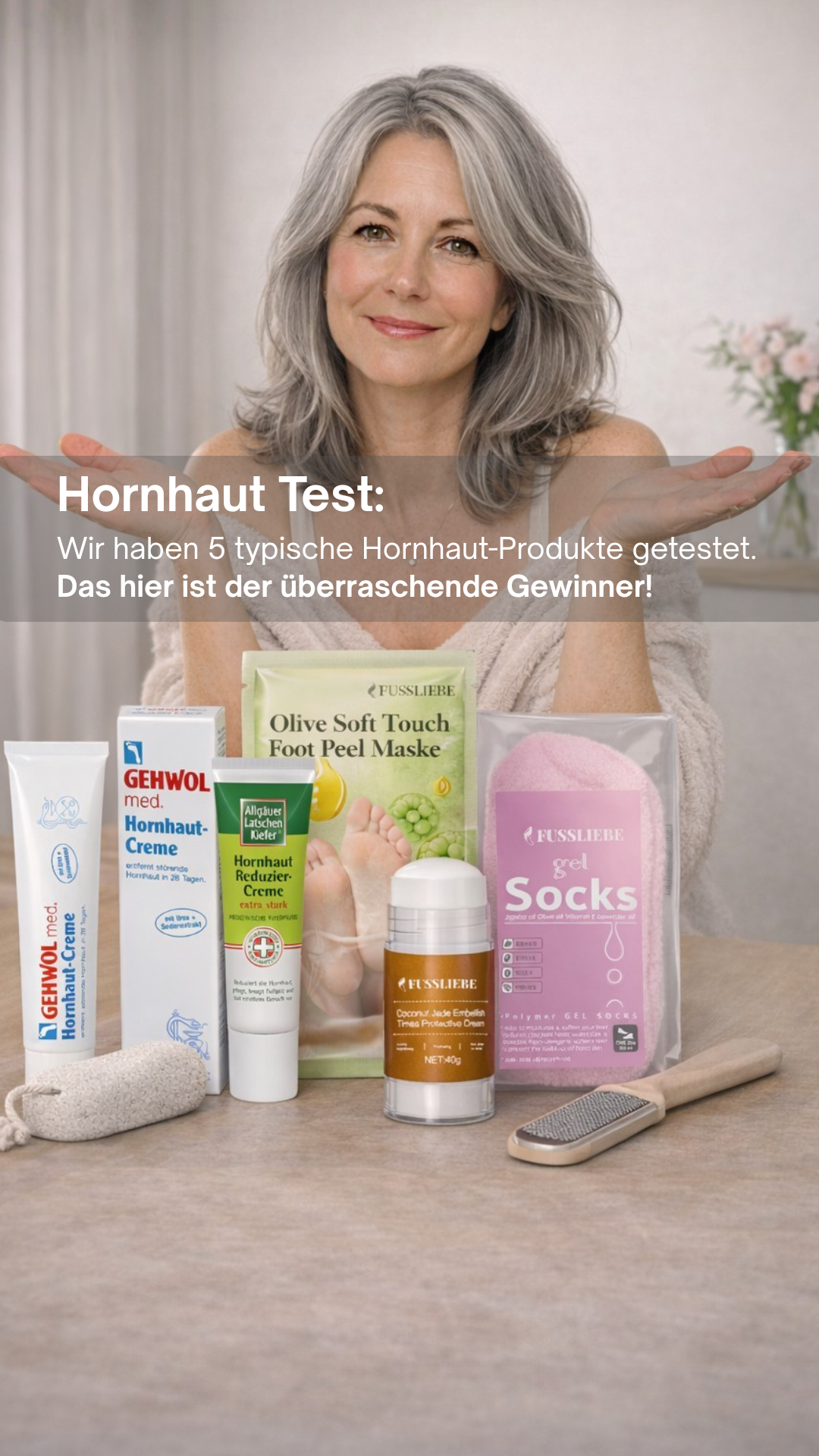 Fußpflege Ratgeber Facebook ad: Wir haben 5 Fußpflege-Produkte getestet, das Ergebnis hat…
