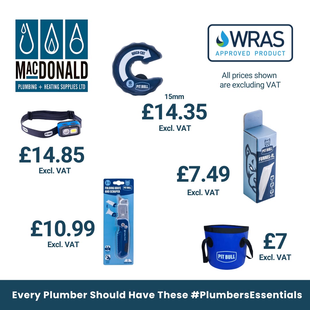 MacDonald Plumbing & Heating Supplies LTD Facebook ad: Brilliant Prices for Plumbers Across the UK with Our Value…