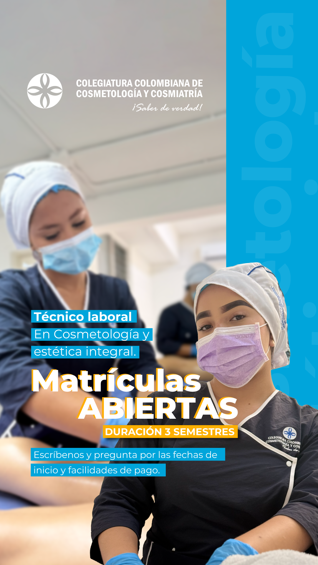 Colegiatura Colombiana de Cosmetología y Cosmiatría Facebook ad