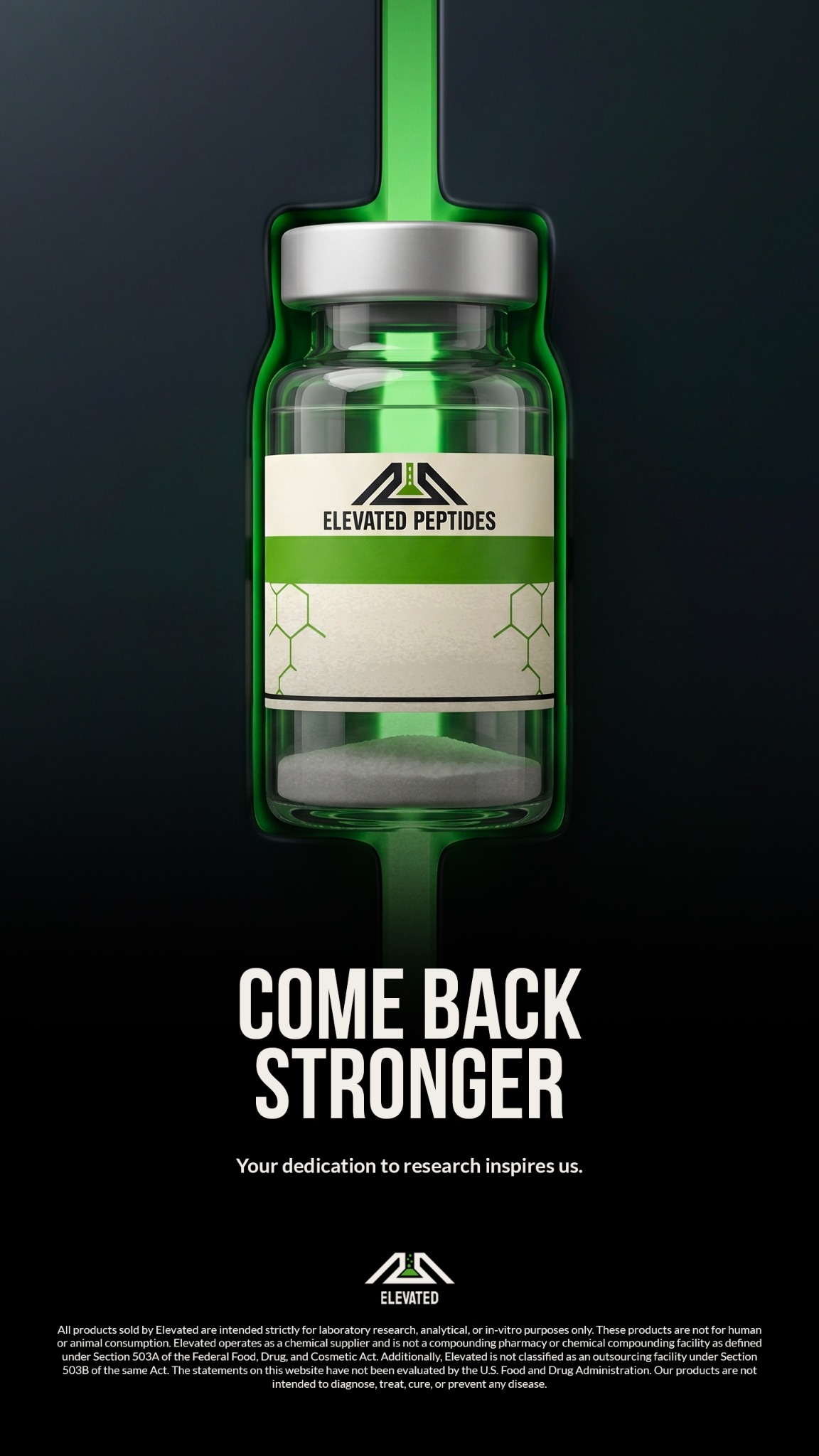 Elevated Labs Facebook ad