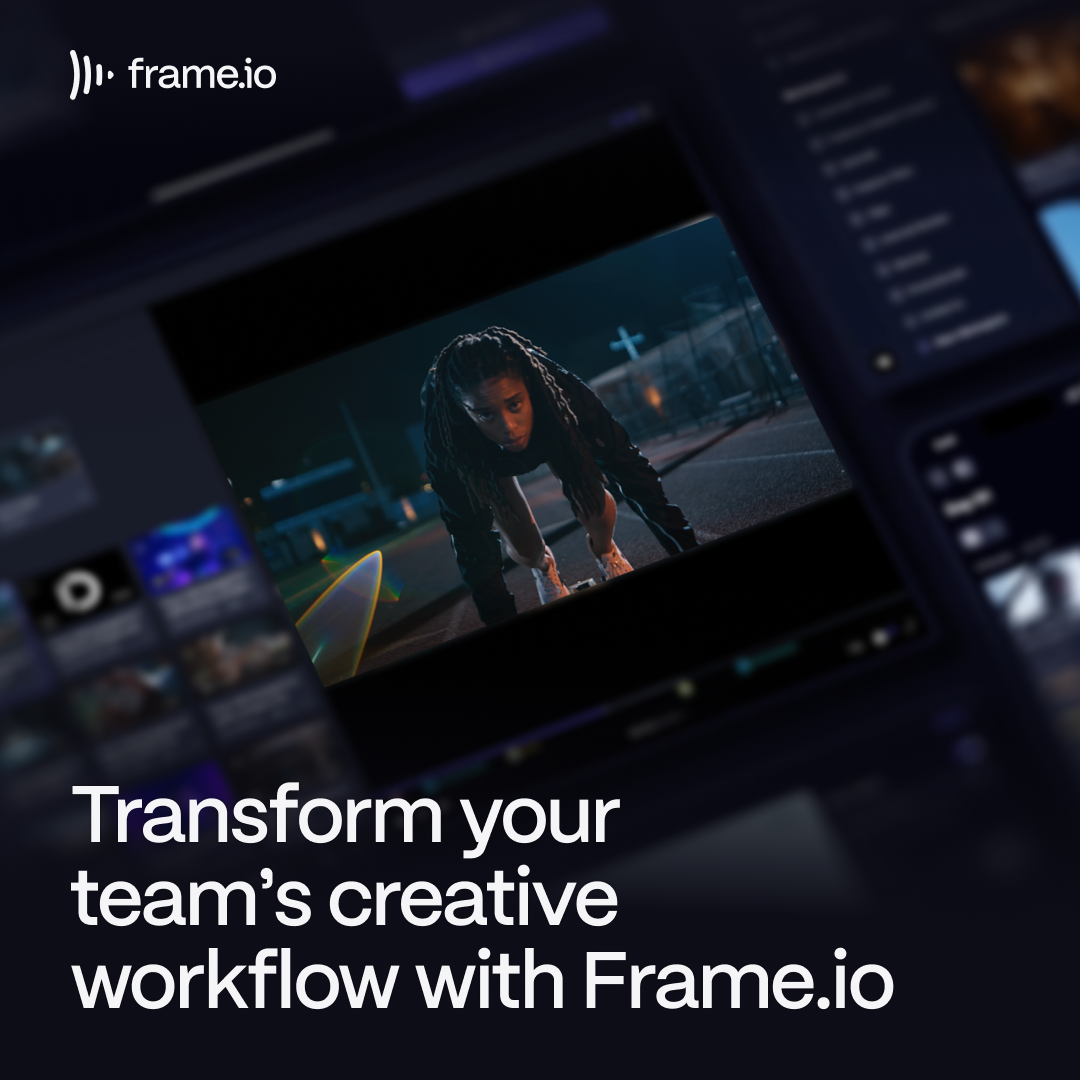 Frame.io Facebook ad