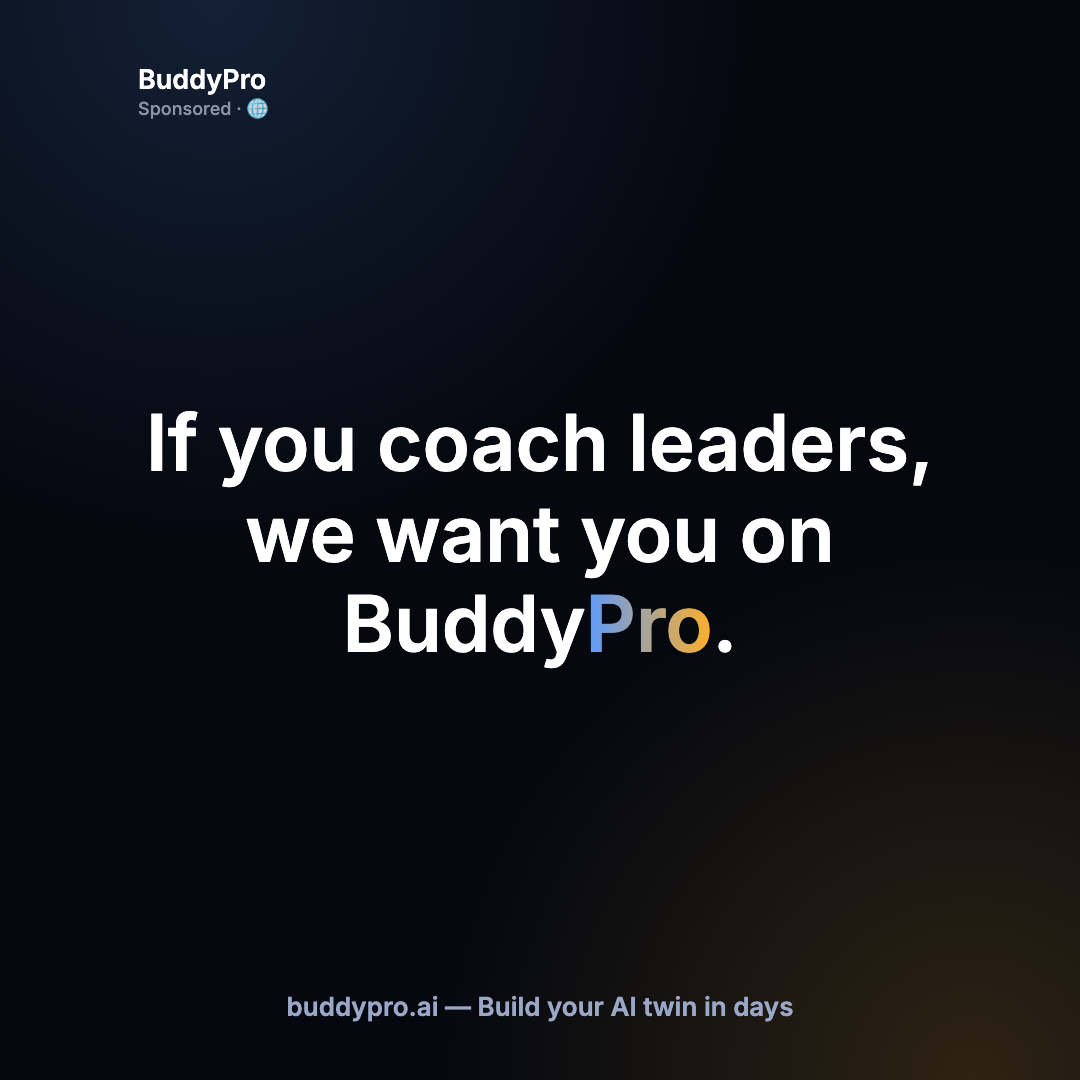 BuddyPro AI Facebook ad