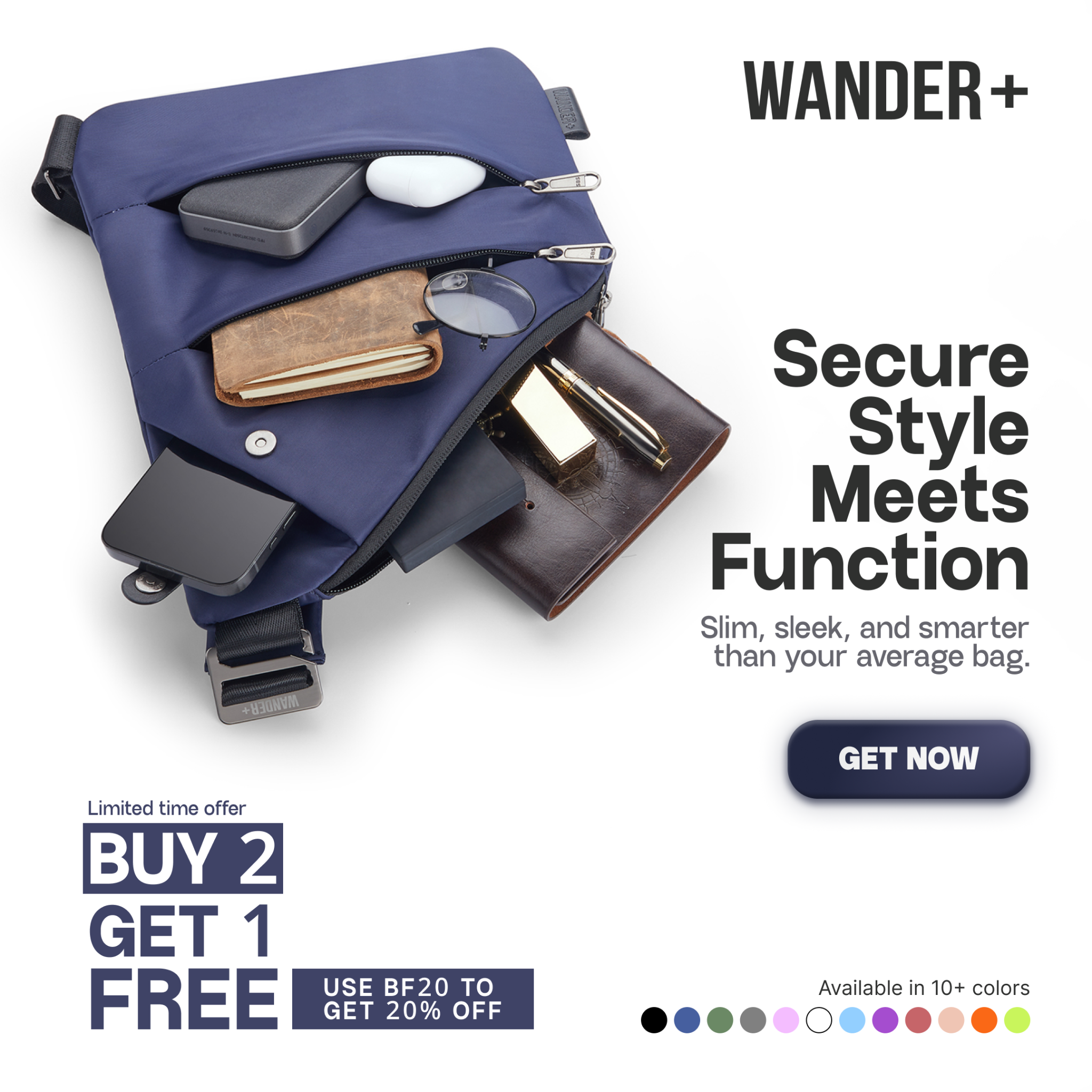 Wander Plus Facebook ad