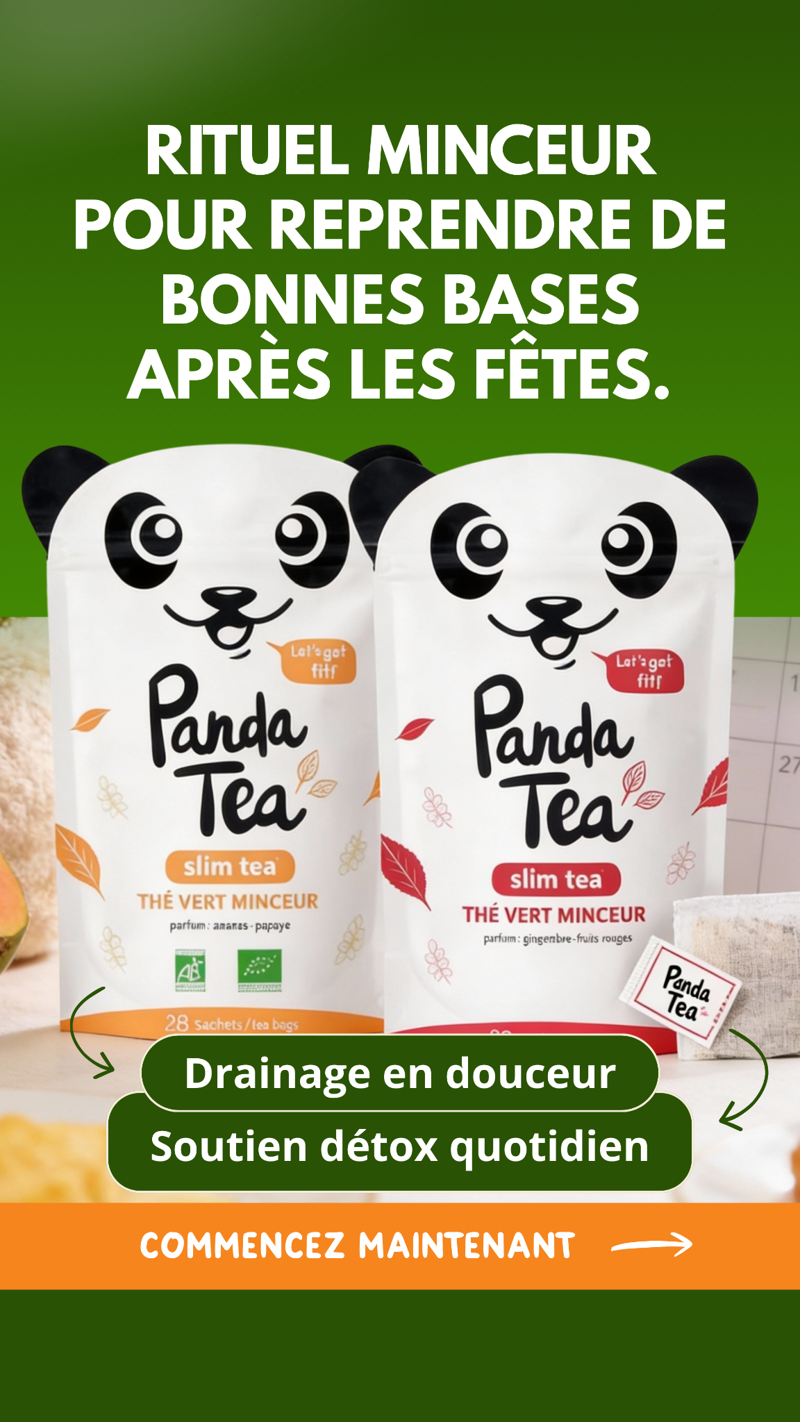Panda Tea Facebook ad