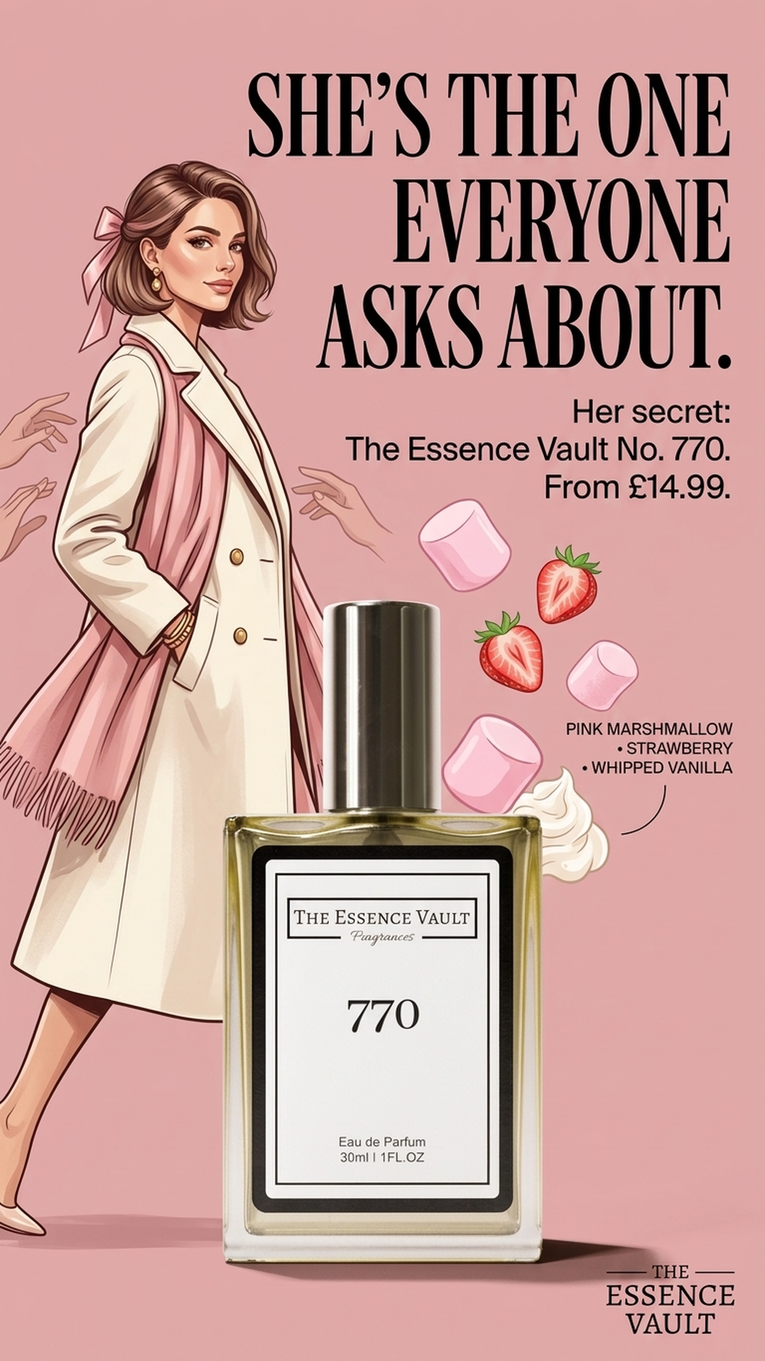 The Essence Vault Facebook ad