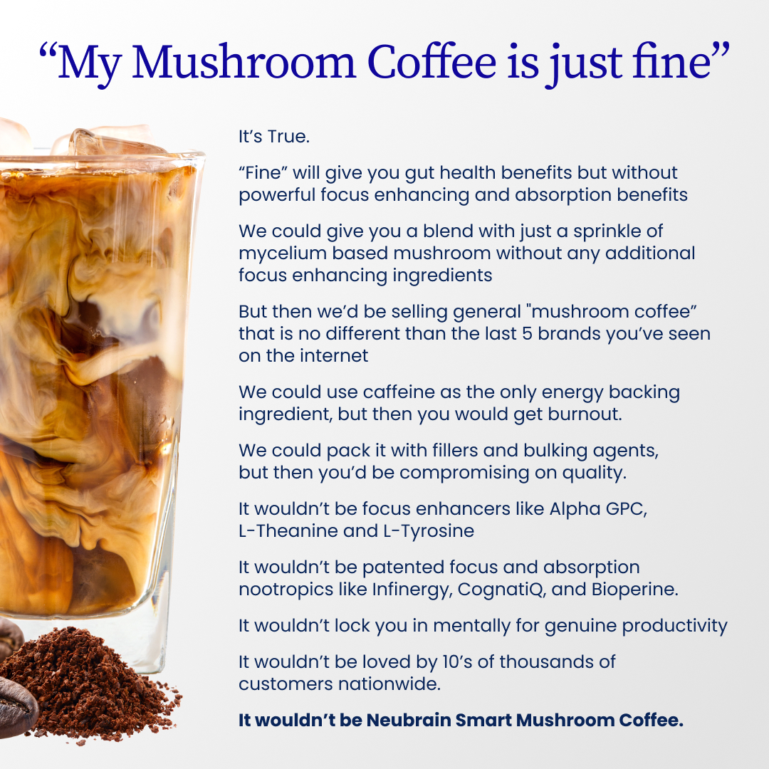 Mushroom Coffee Lovers Facebook ad