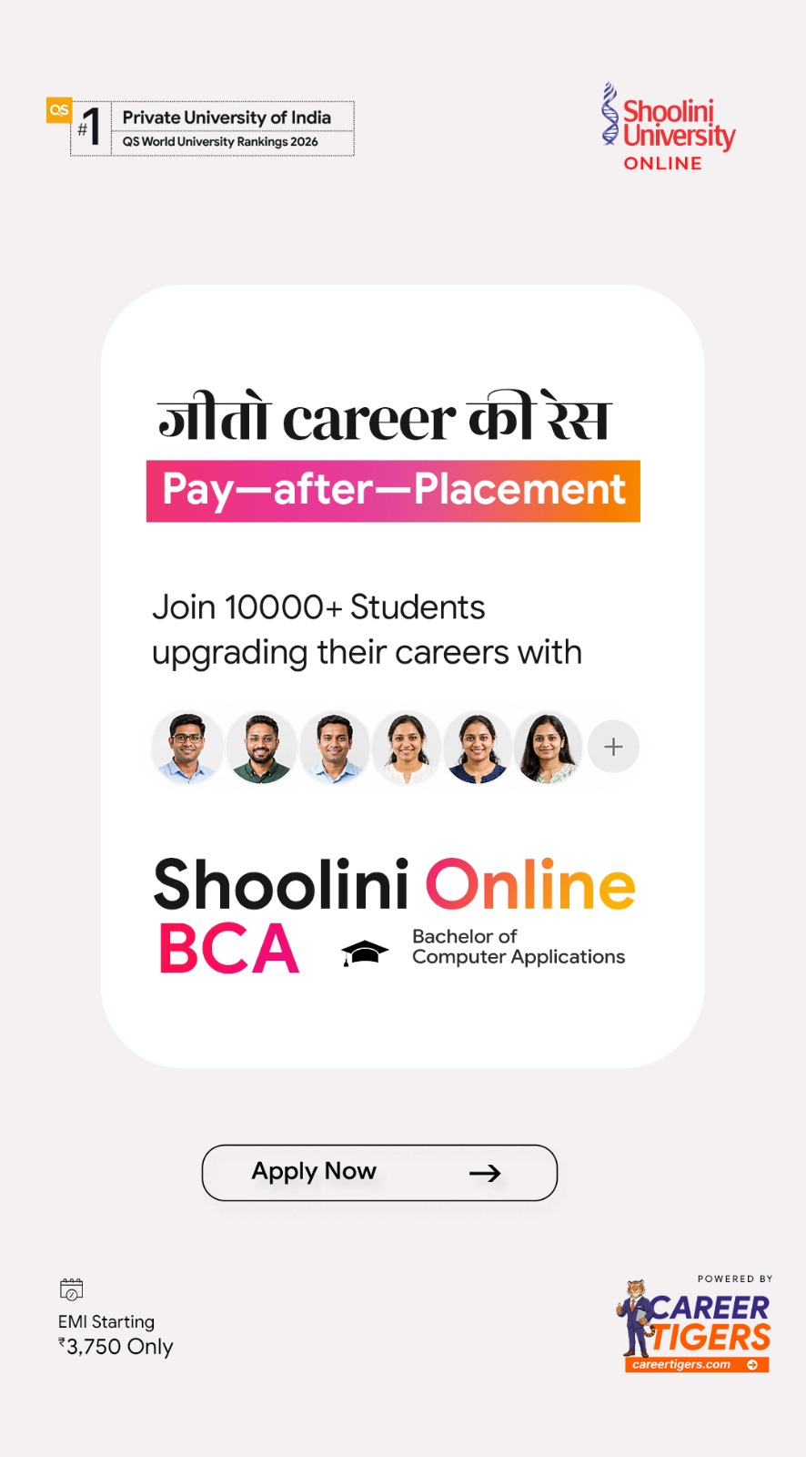 Shoolini Online Facebook ad