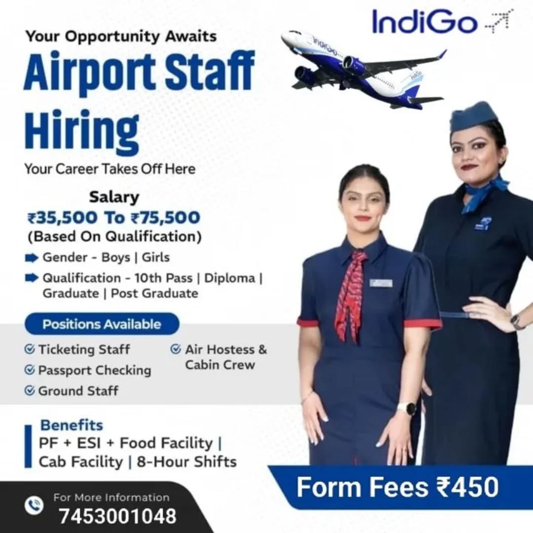 Airport Staff Hiring  Facebook ad
