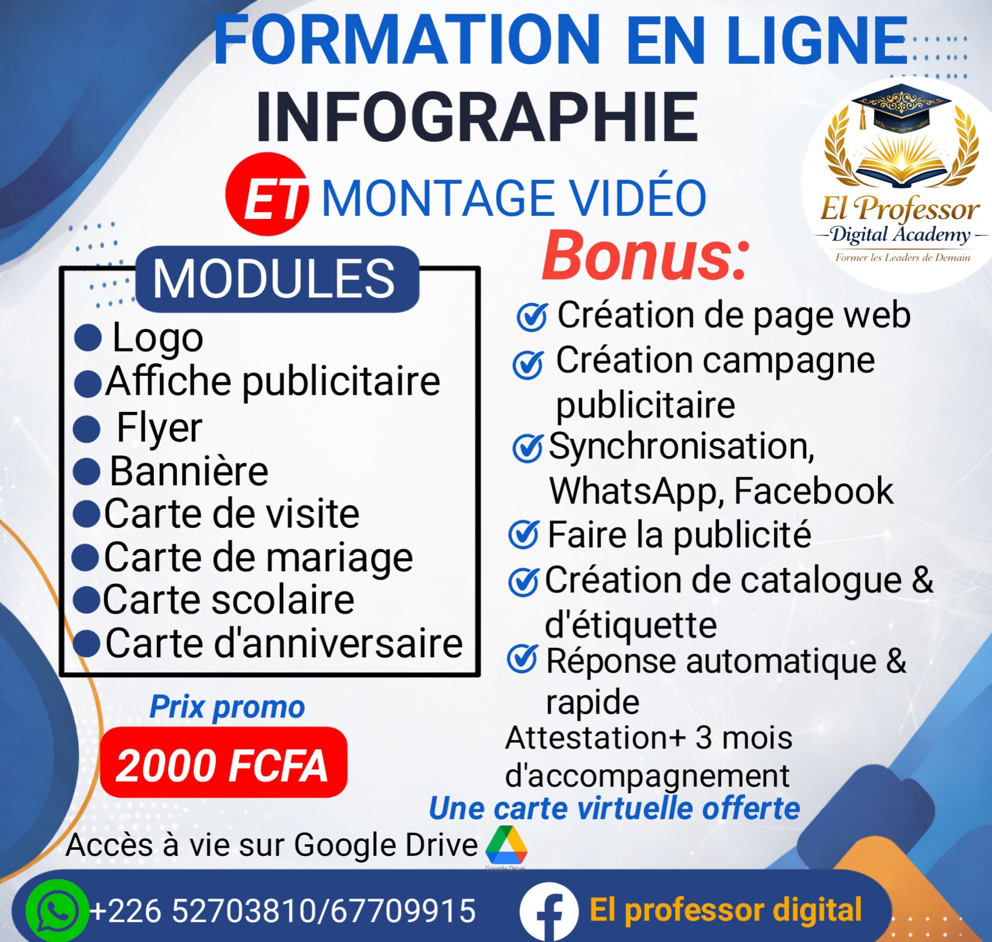 Elprofesor Digital Facebook ad: NE RATE PAS ÇA! APPRENDS À GAGNER DEPUIS TON TÉLÉPHONE