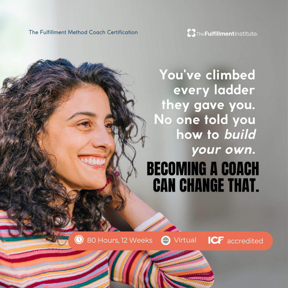 The Fulfillment Institute Facebook ad: One Foundation. Infinite Applications.