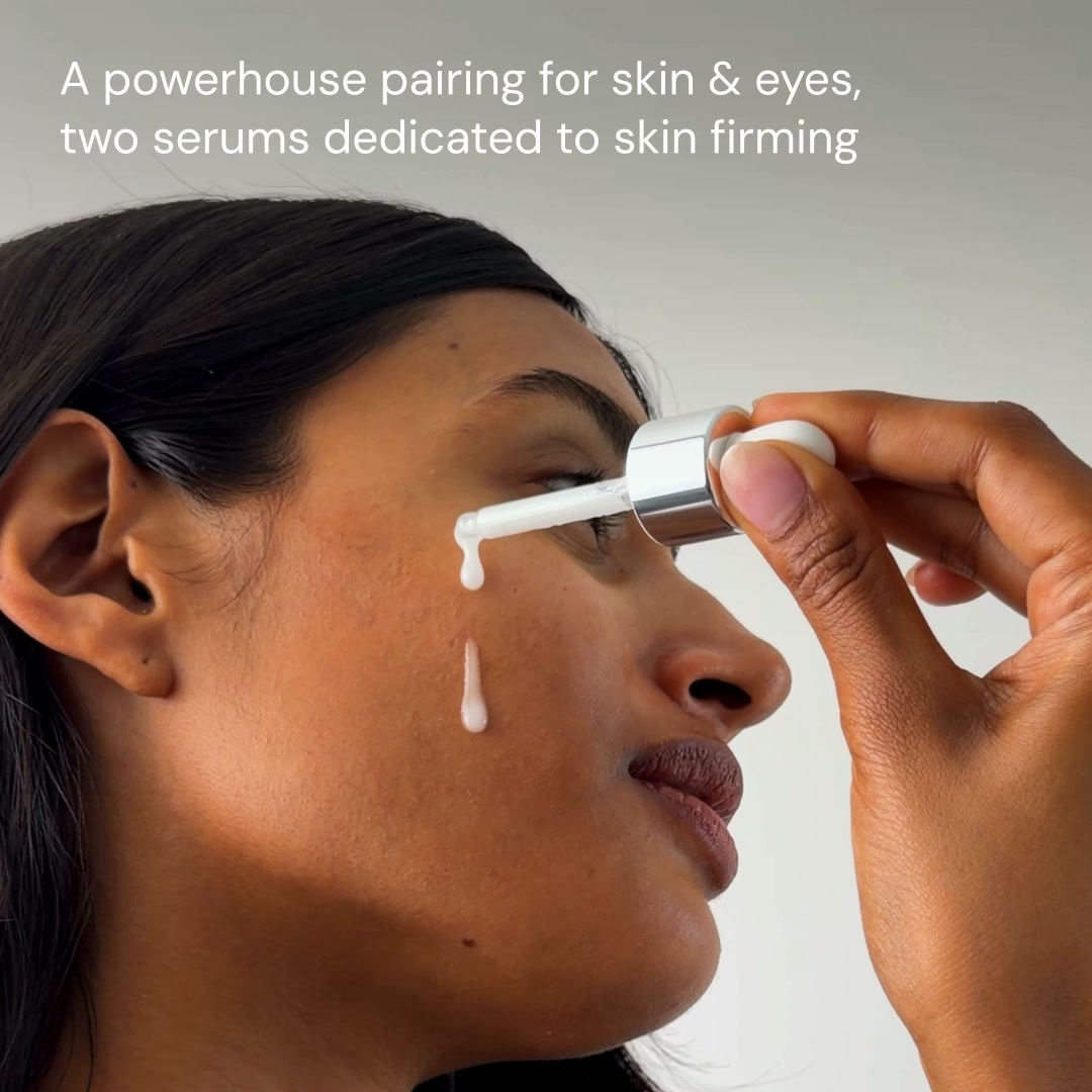 Elemis Facebook ad: Illuminates. Smooths. Firms