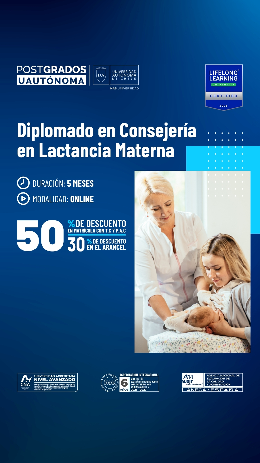 Postgrados y Educación Continua Universidad Autónoma de Chile Facebook ad