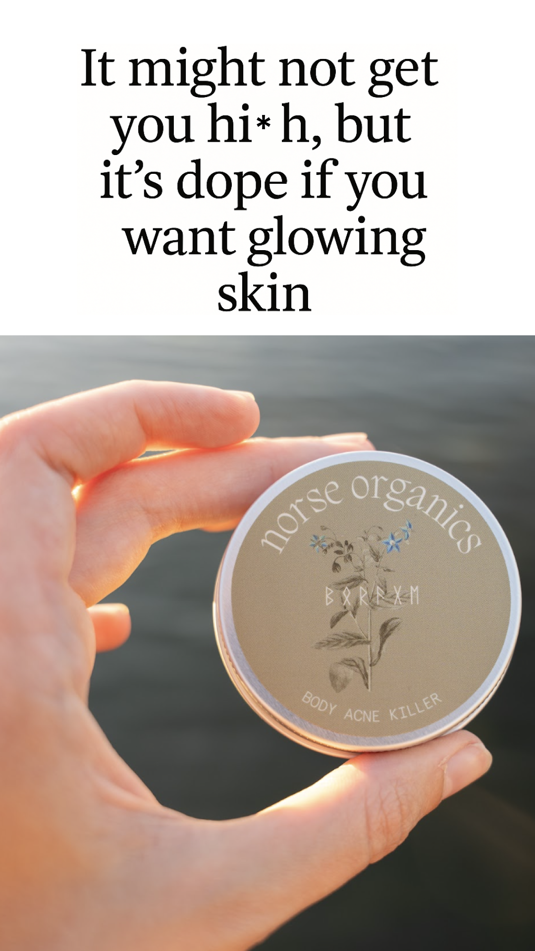 Norse Organics Facebook ad