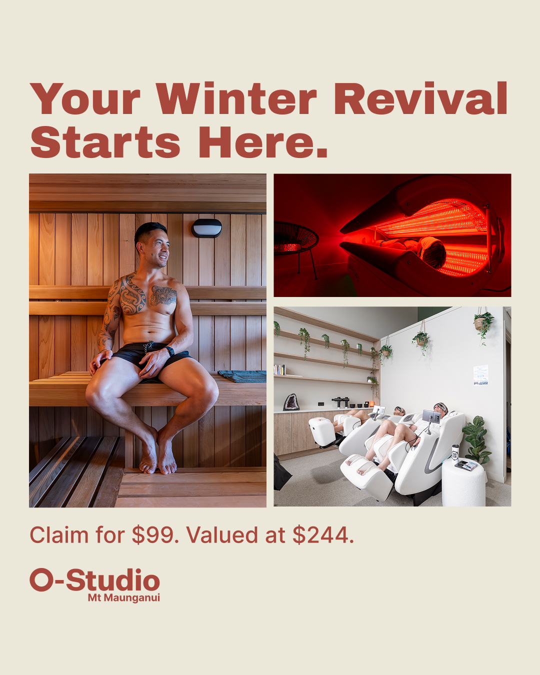 O-Studio The Mount Facebook ad: Feeling flat, tired, or bogged down by the…