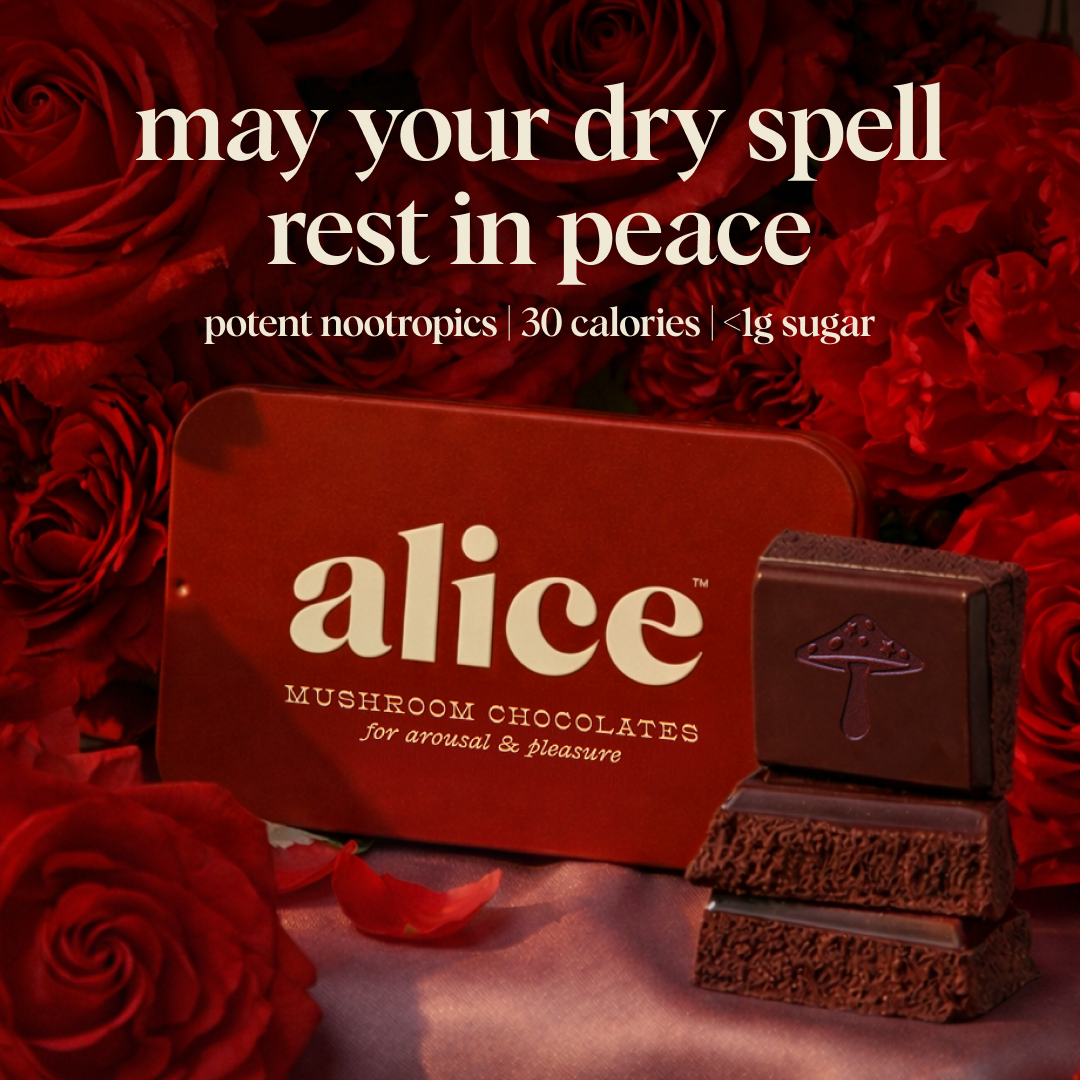 Alice Mushrooms Facebook ad