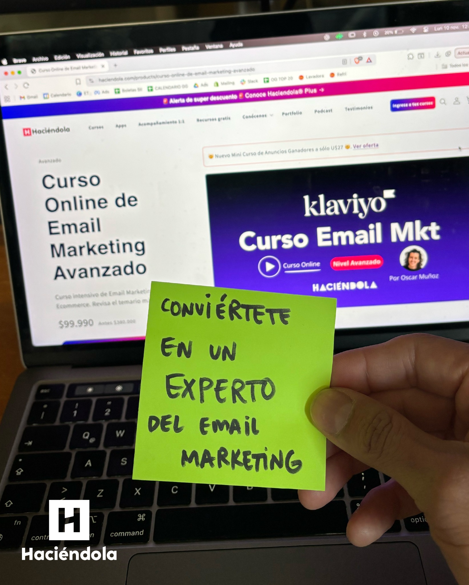 Haciendola Facebook ad