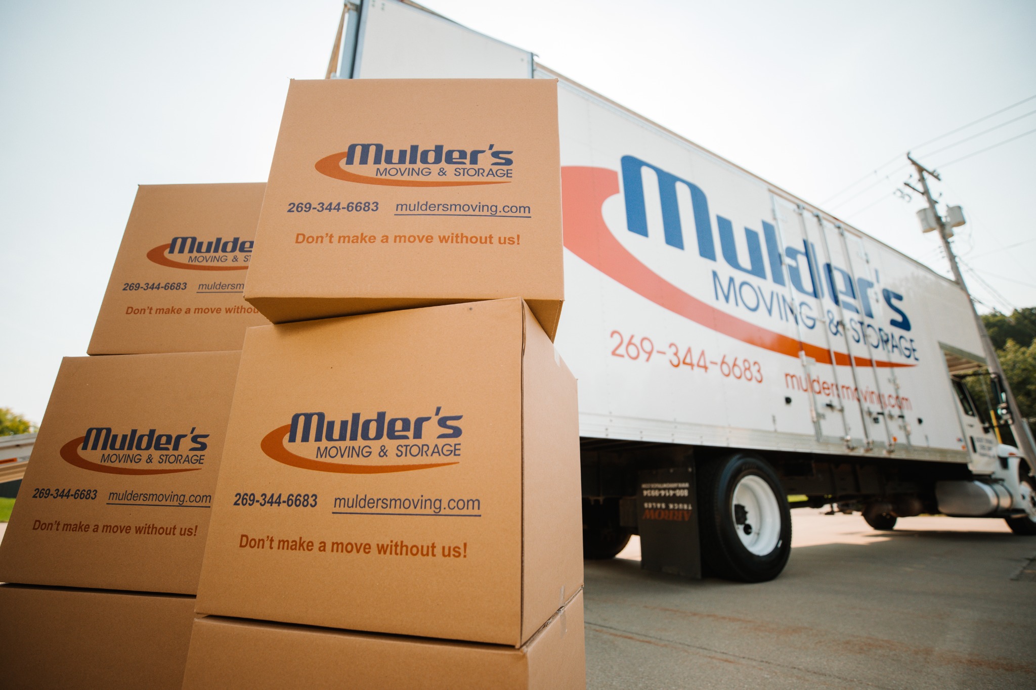 Mulder's Moving and Storage Facebook ad: Professional Moving Services