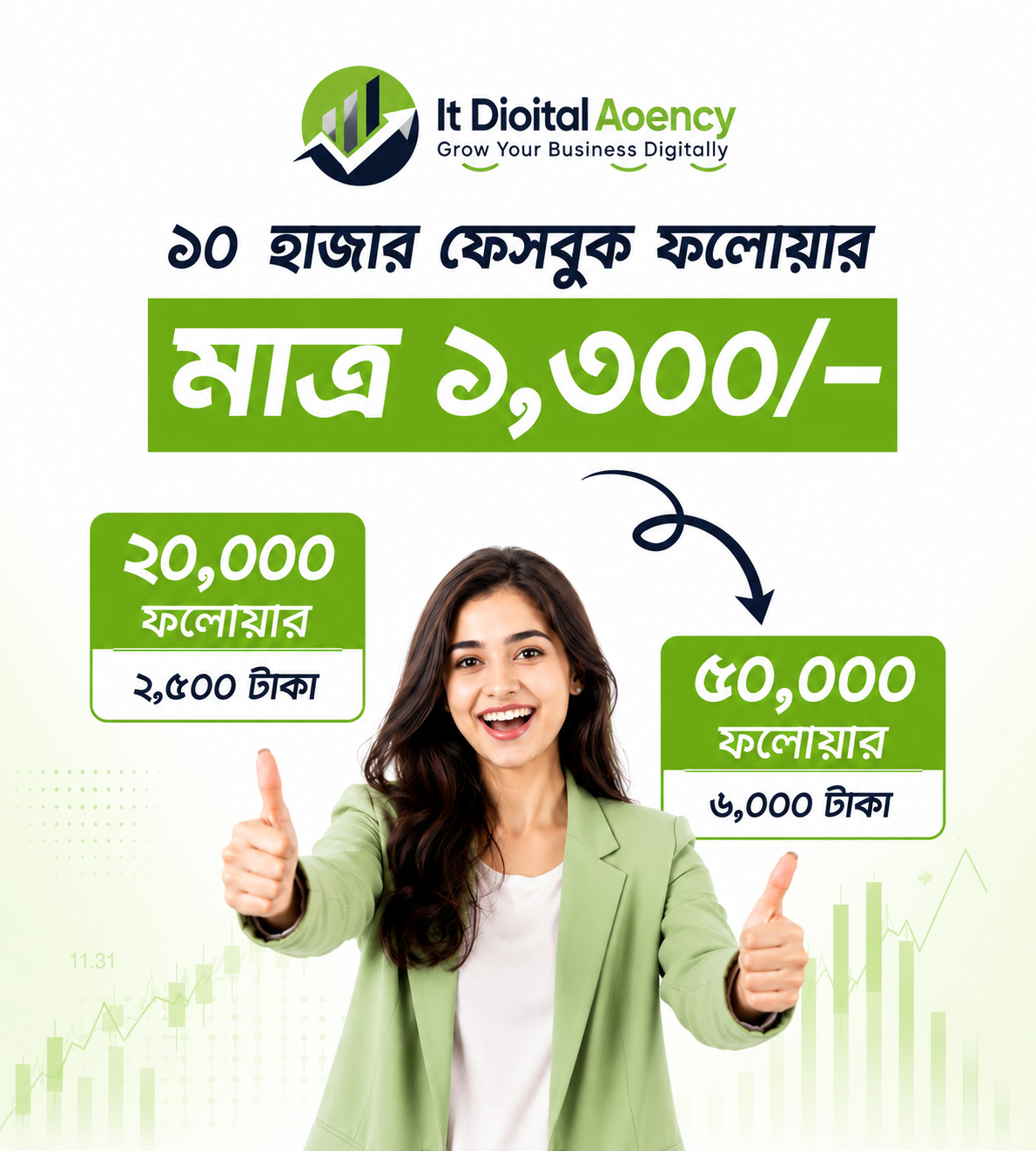 It Digital Agency Facebook ad: ট্রাস্টই সেল আনে। ফলোয়ার → ট্রাস্ট