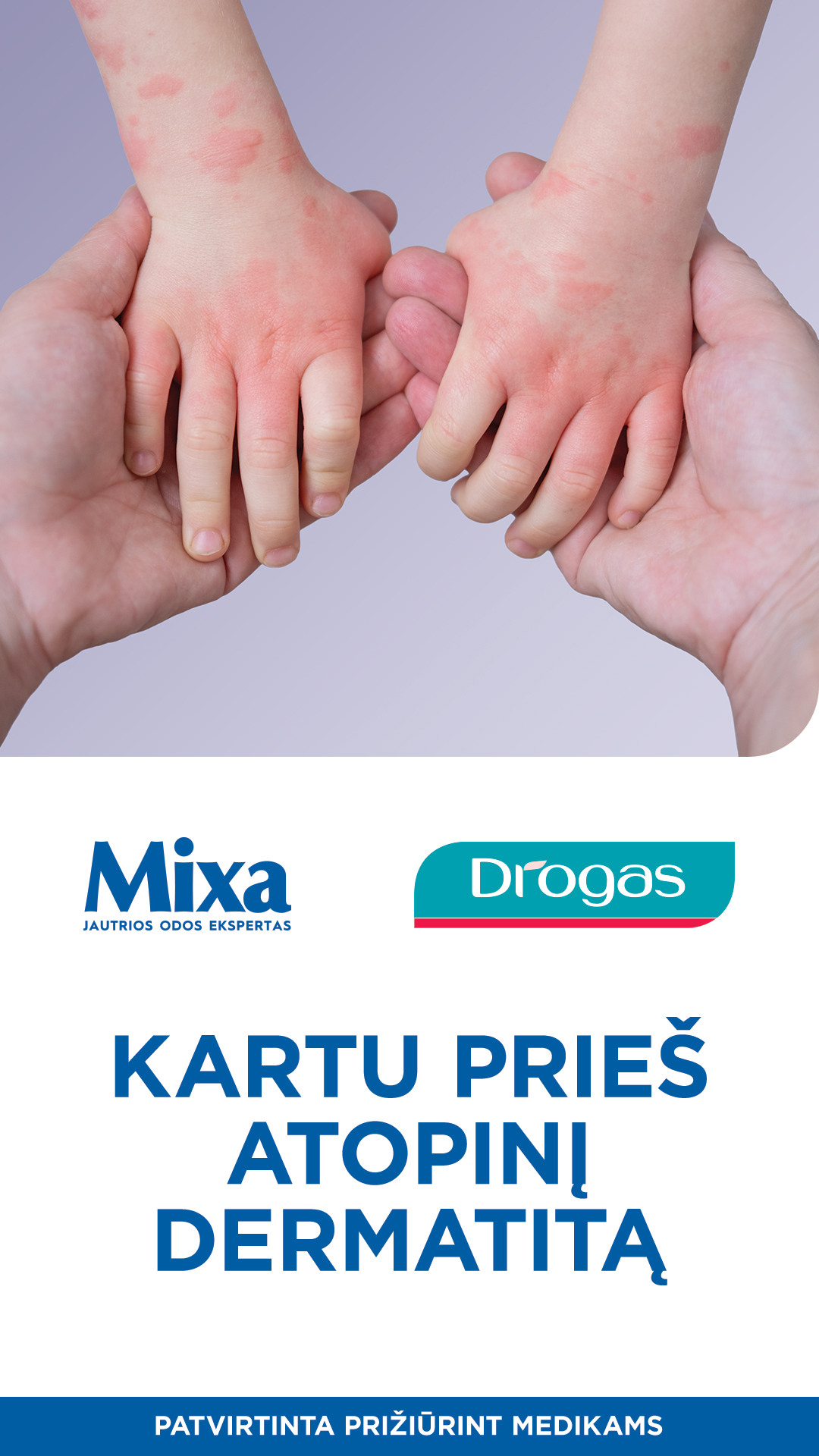 Mixa Facebook ad: Hipoalergiškas