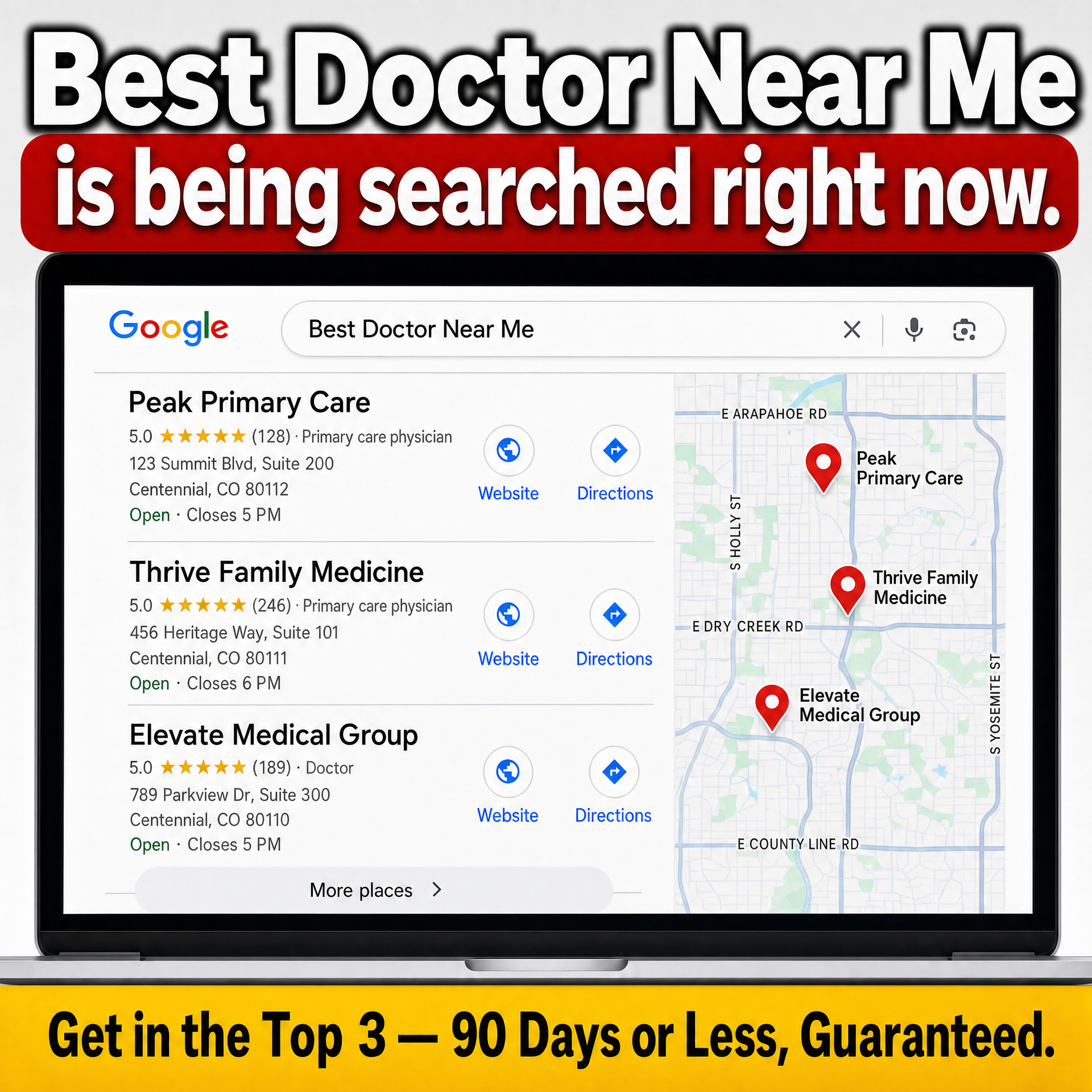 Maps Guaranteed Facebook ad