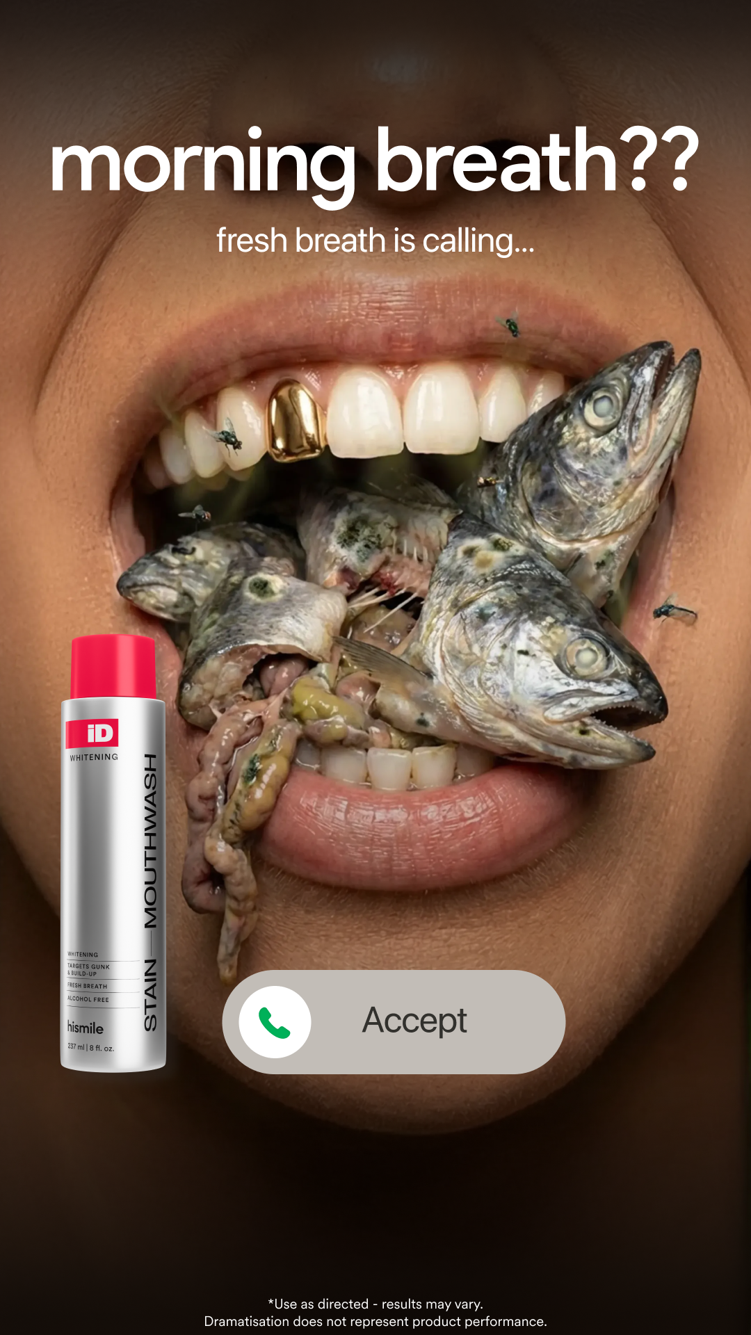 Hismile Facebook ad