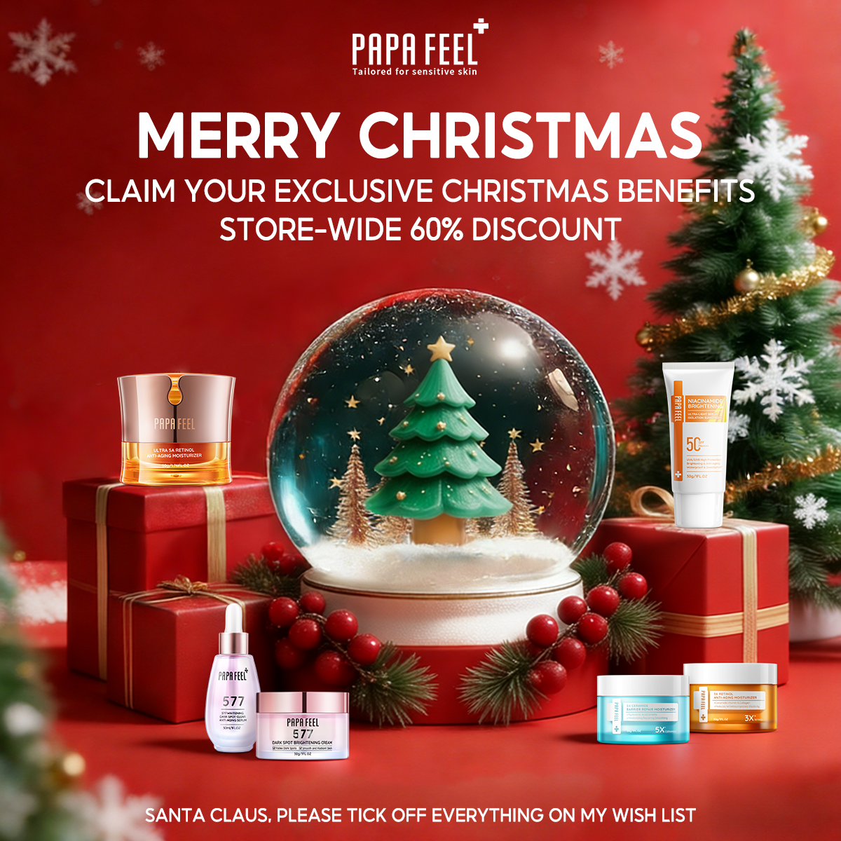 PAPA FEEL Facebook ad
