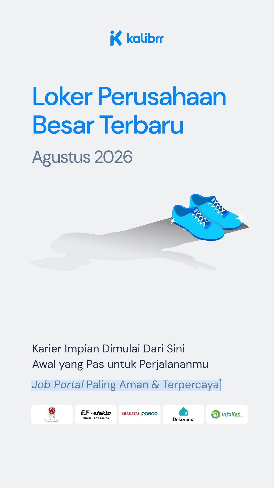 Kalibrr Indonesia Facebook ad: Lamar Kerja Aman dan Terpercaya Hanya di Kalibrr!