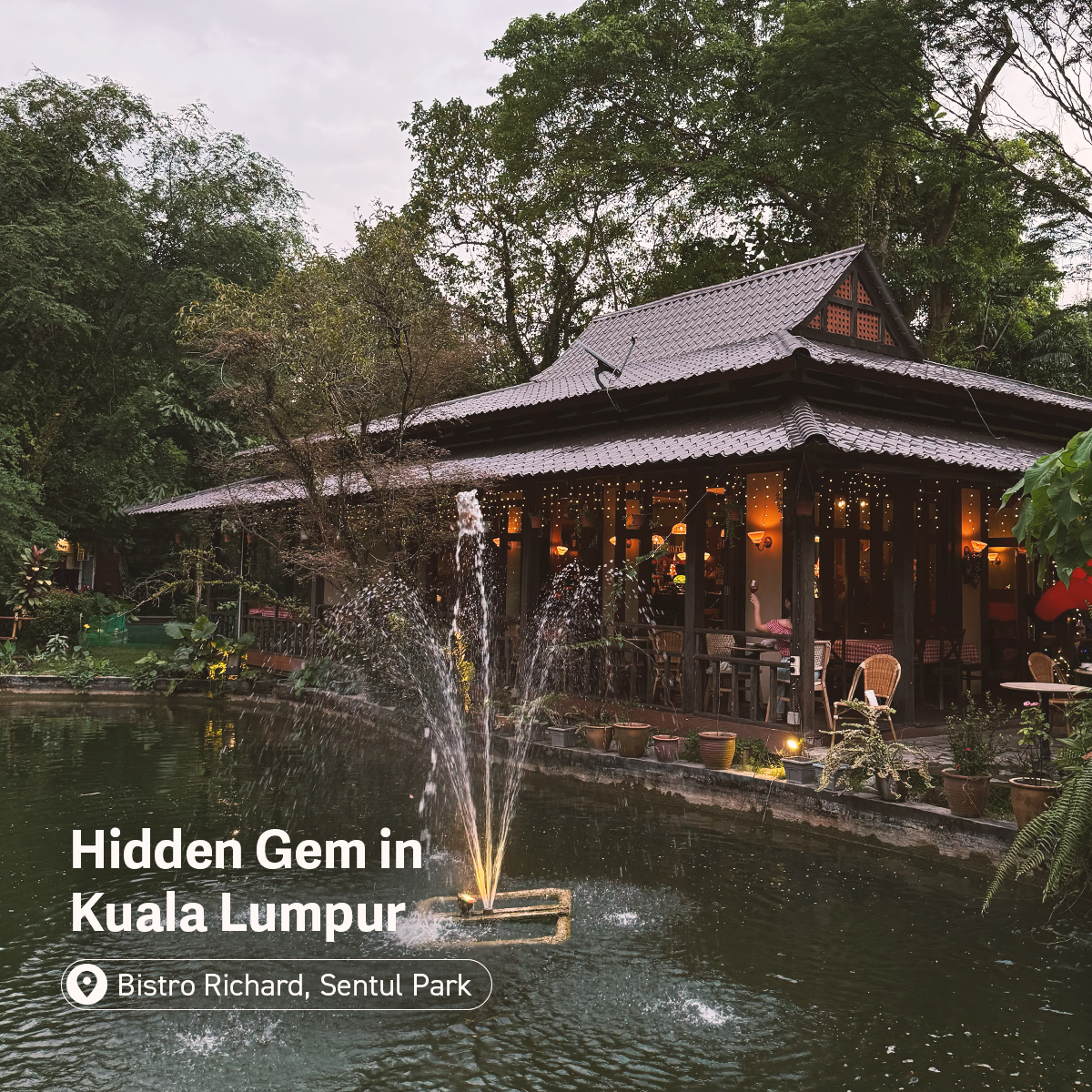 Bistro Richard at Sentul Park Facebook ad: Hidden Gem in KL, Bistro Richard Sentul KL