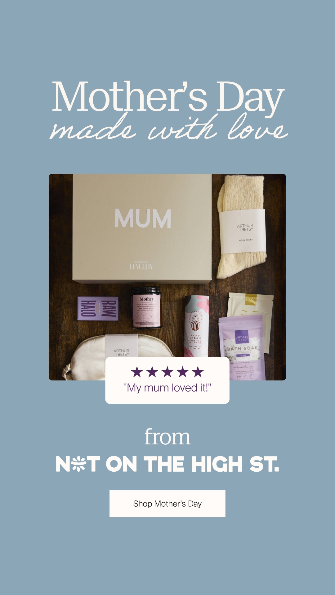 notonthehighstreet Facebook ad
