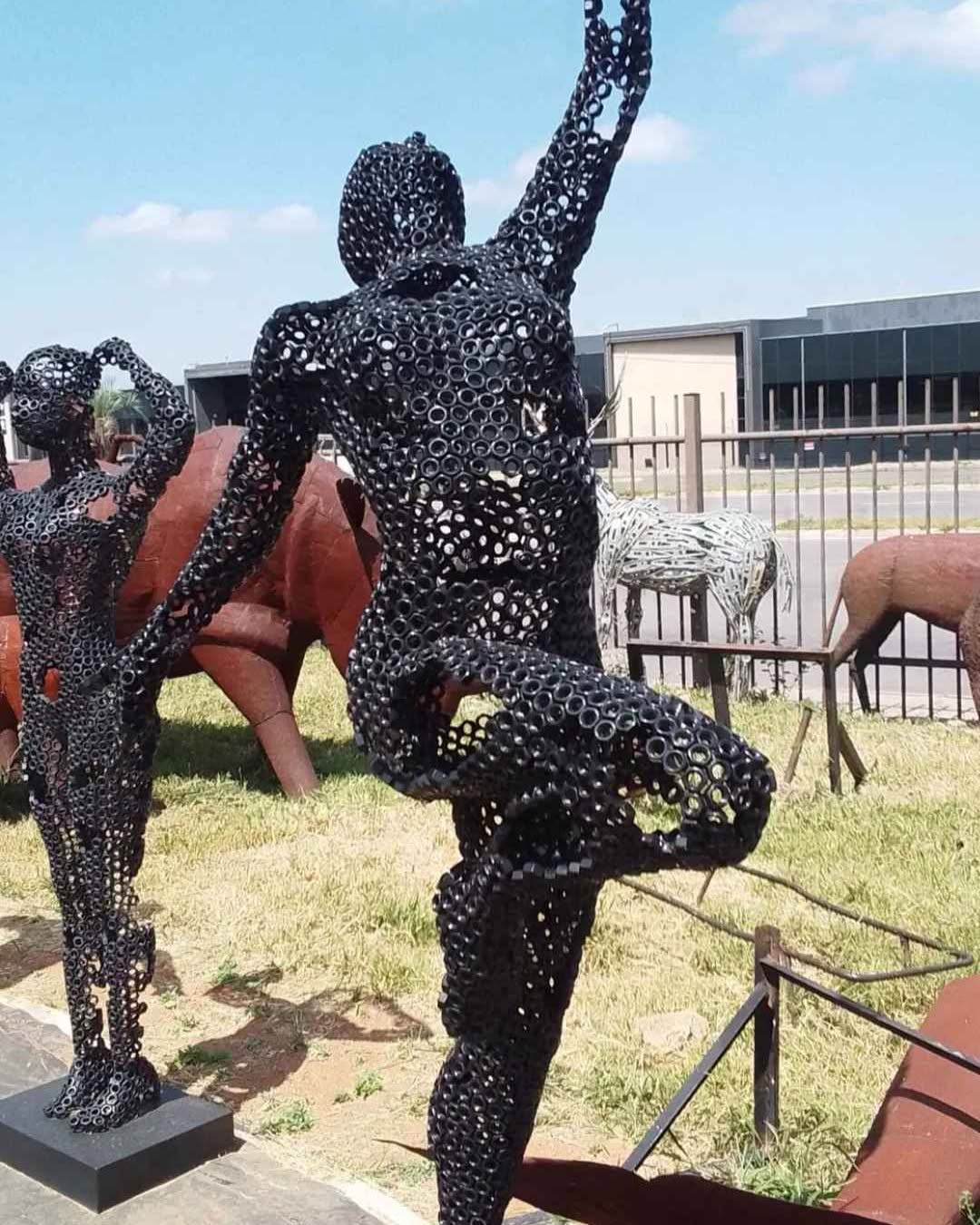 Gracious Kaseke Facebook ad: Metal art sculptures for sale