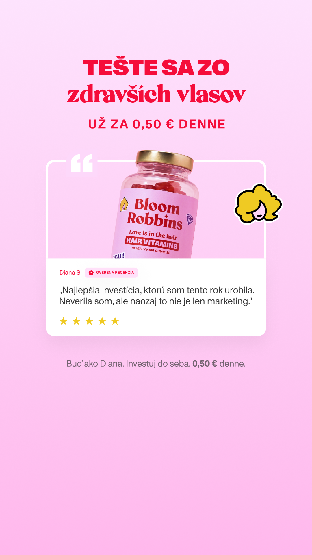 Bloom Robbins SK/CZ Facebook ad