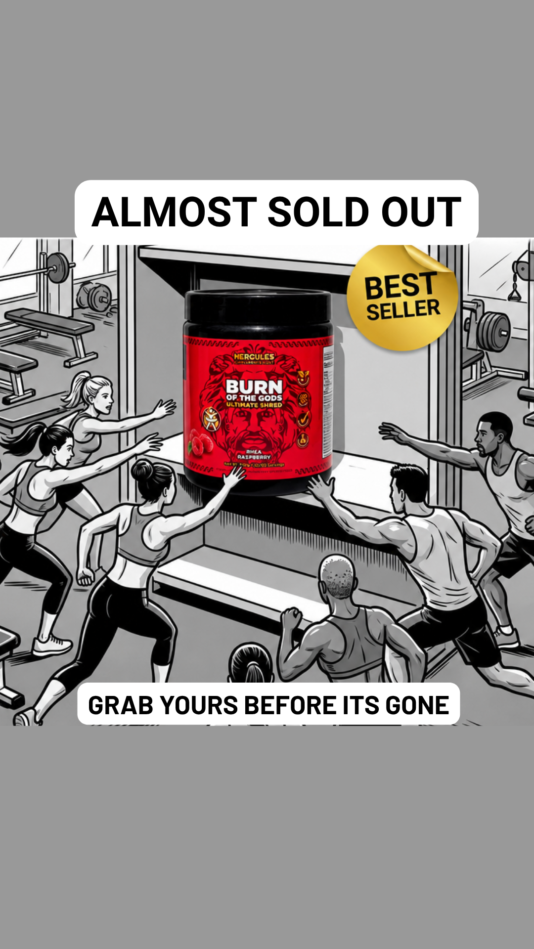 Hercules Supplements Aust Facebook ad