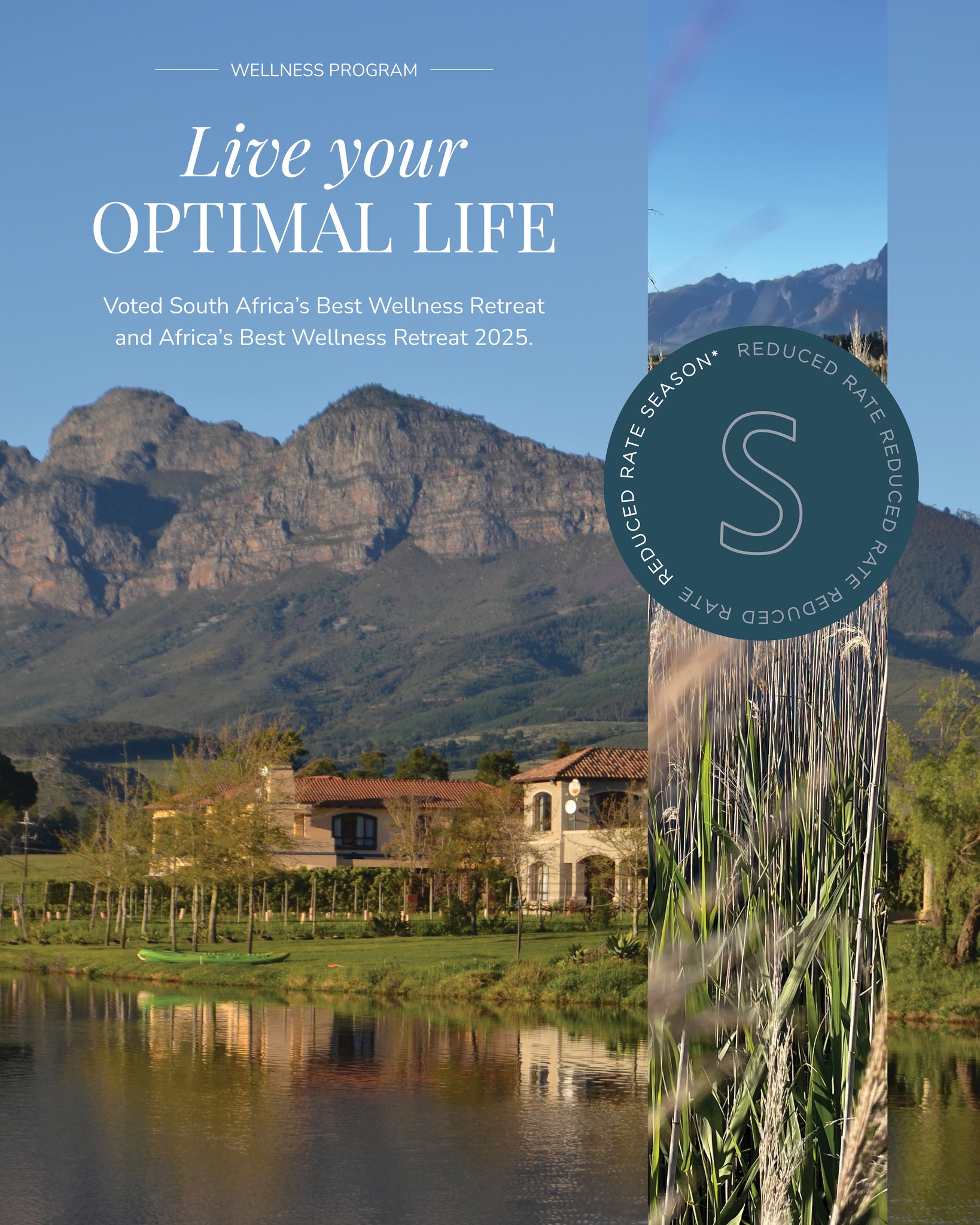 Santé Wellness Retreat & Spa Facebook ad: Santé's fantastic NEW low season rates for Winter…
