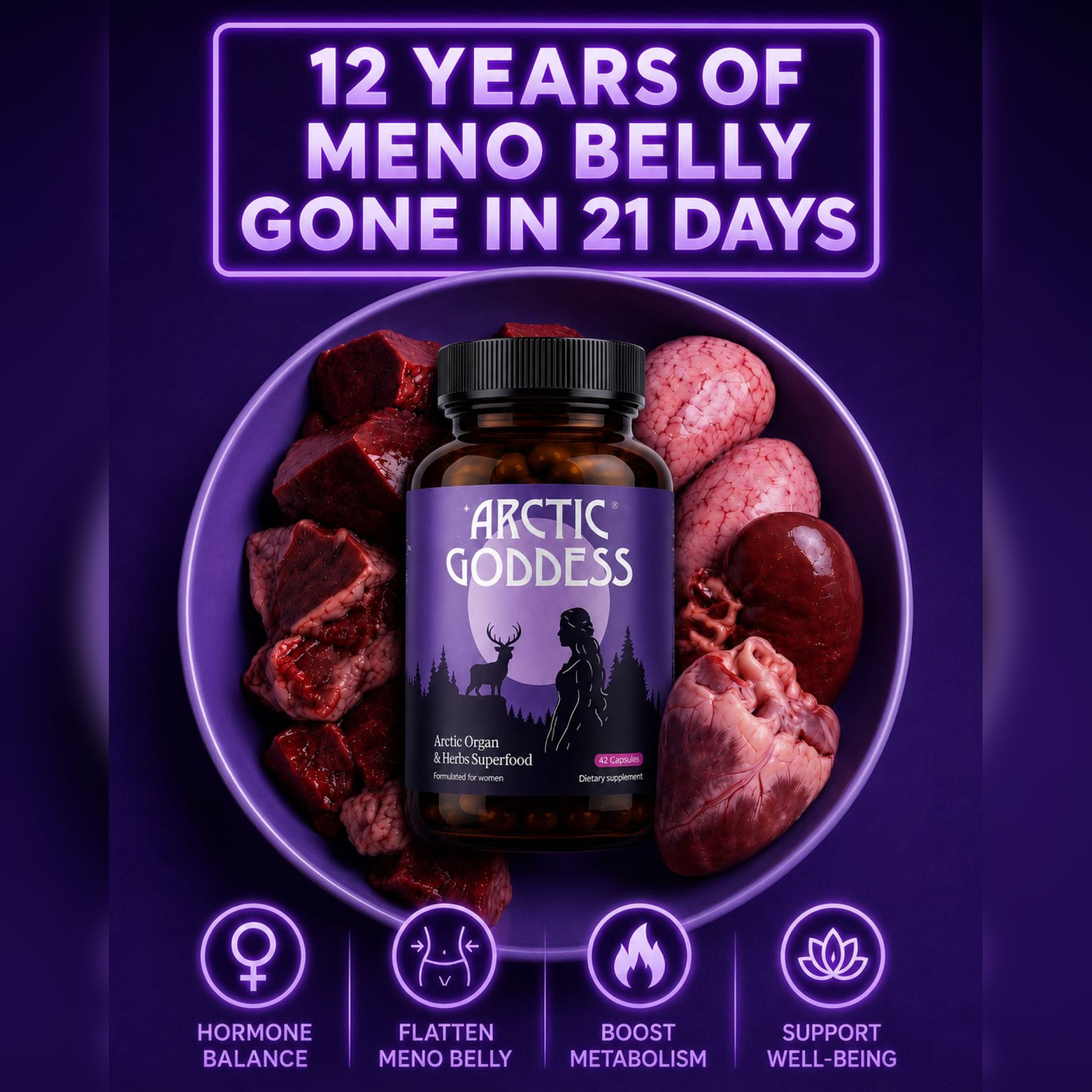 Arctic Goddess Facebook ad
