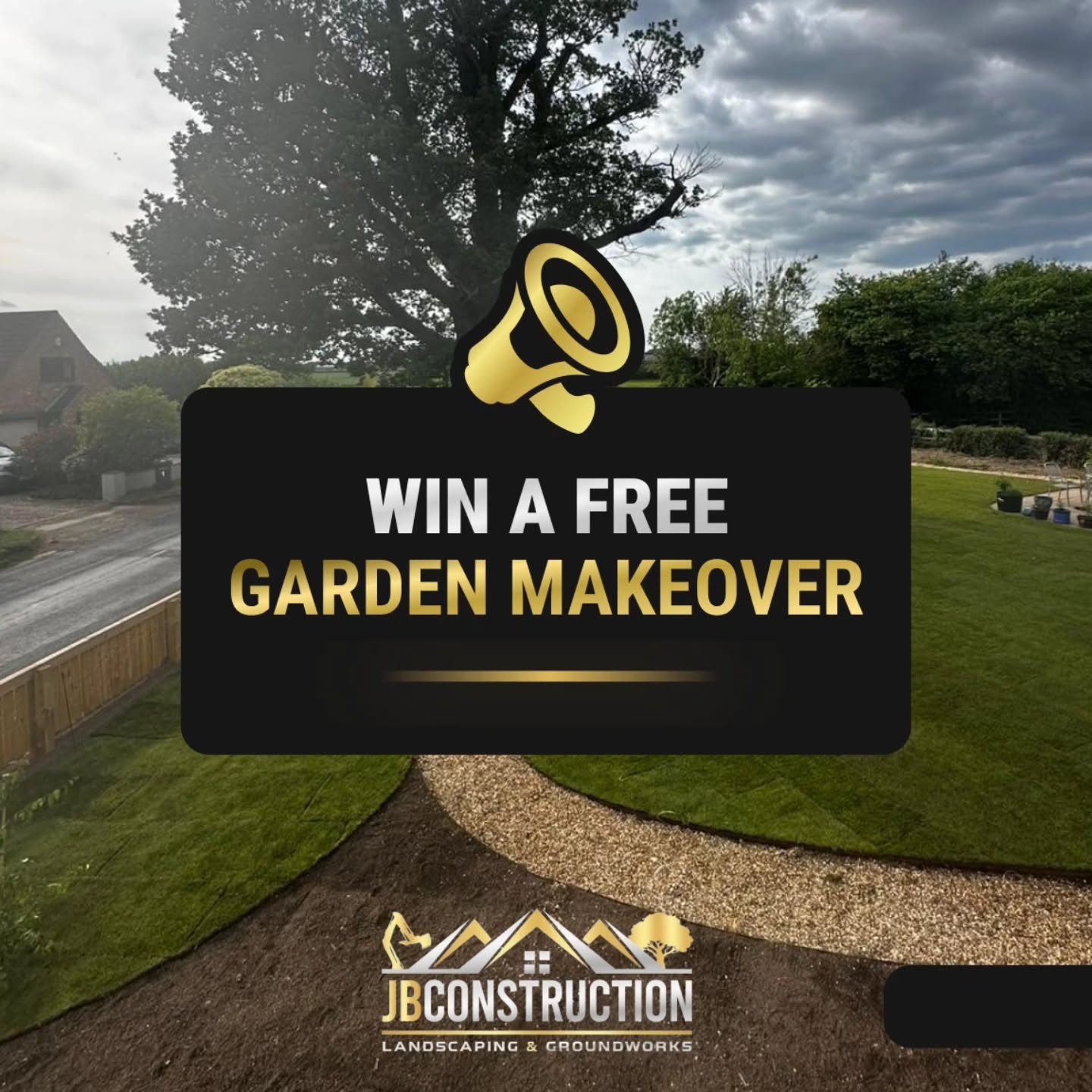 _jb__construction_ Facebook ad: £2000 GARDEN MAKEOVER COMPETITION!