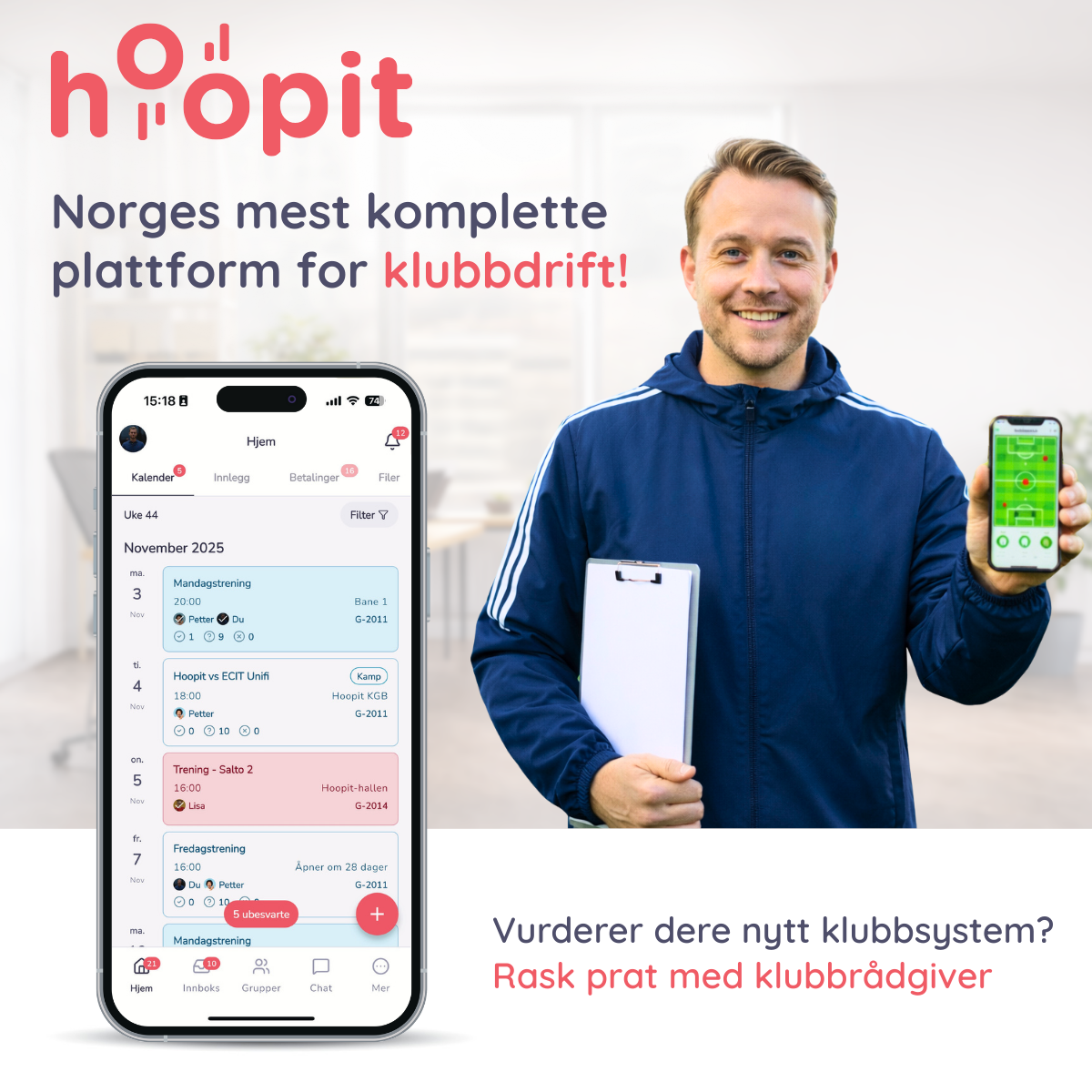Hoopit Facebook ad from Feb 20, 2026