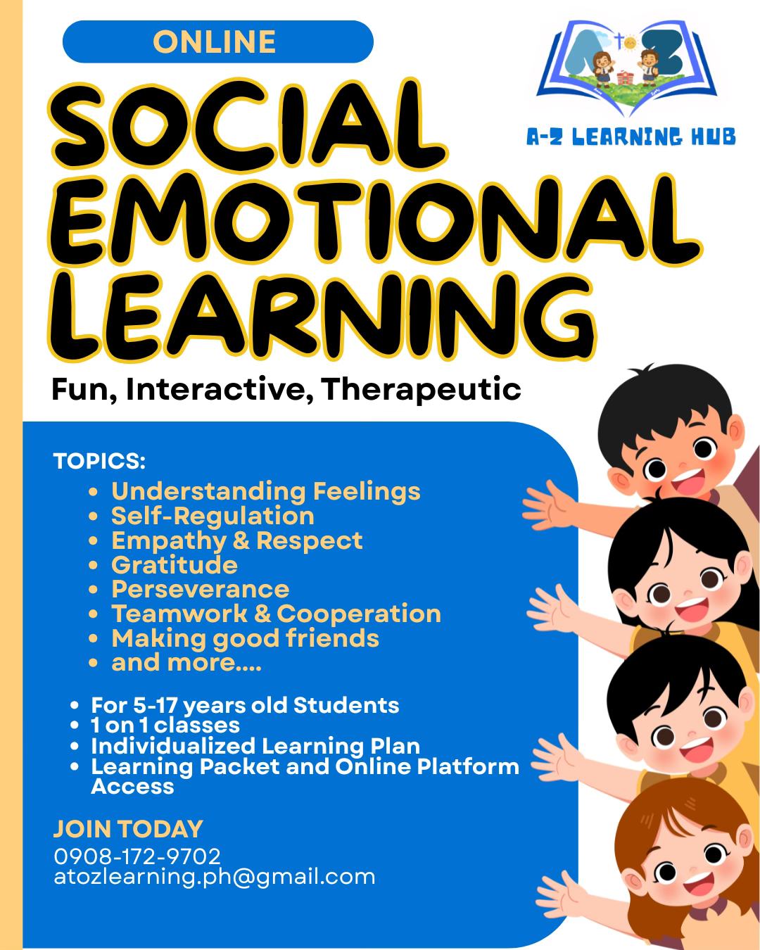 A to Z Learning Hub Facebook ad