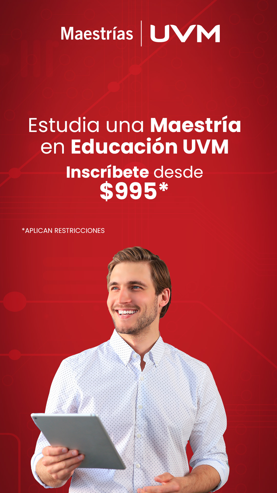 UVM Facebook ad