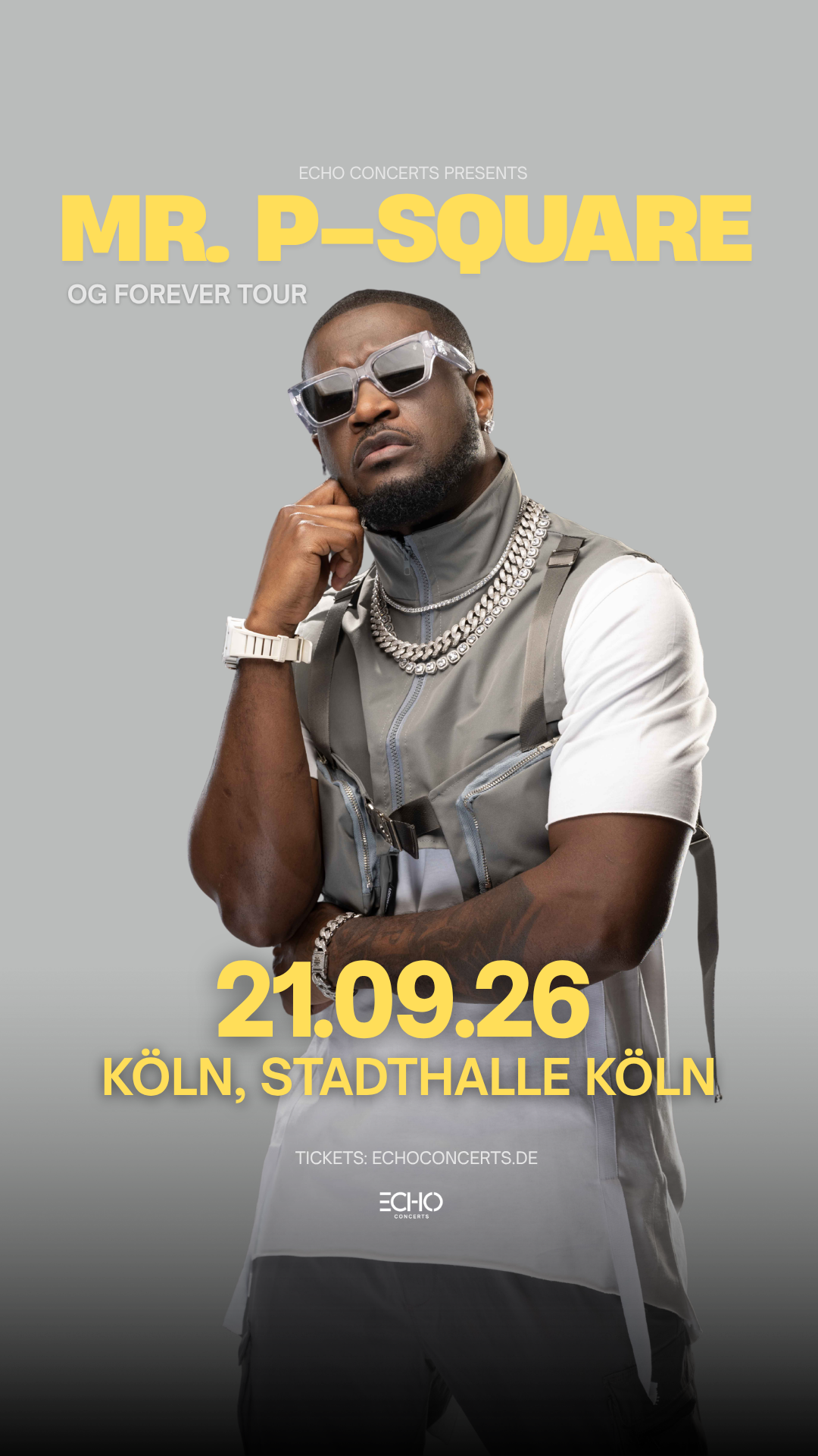 Echo Concerts Facebook ad: MR. P-SQUARE live in Köln