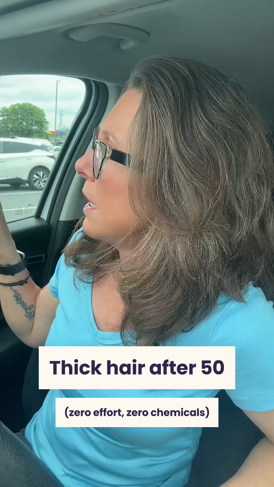 Humby Organics Facebook ad: Shampoo & Conditioner for Thinning Mature Hair