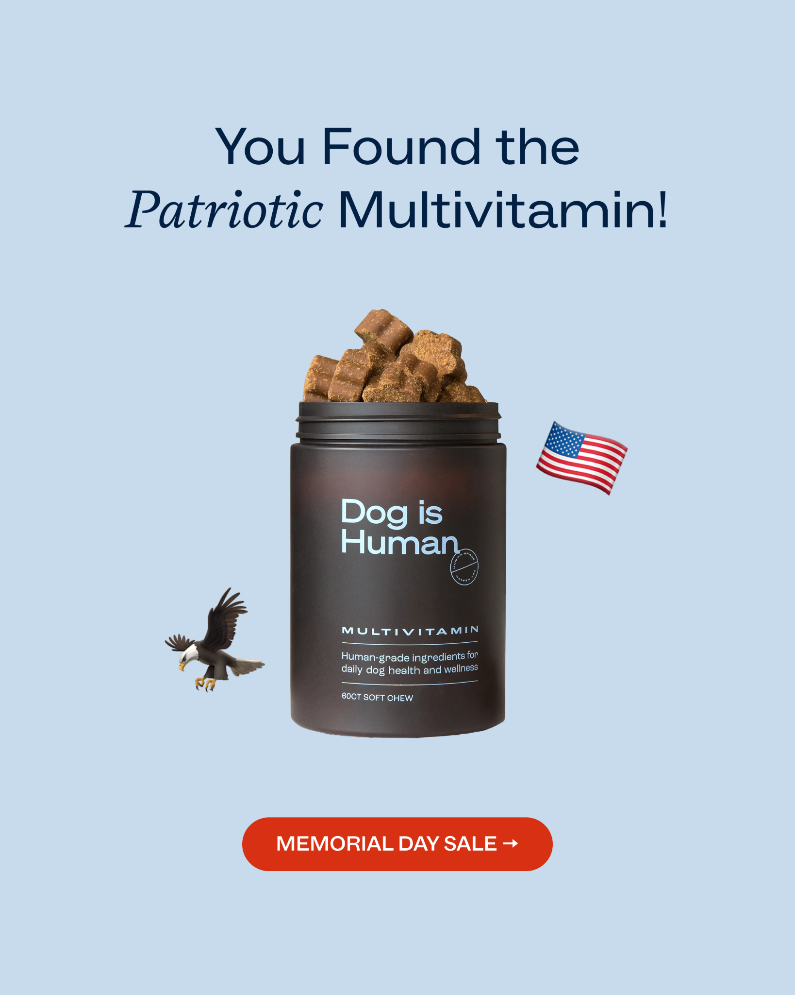 Dog is Human Facebook ad