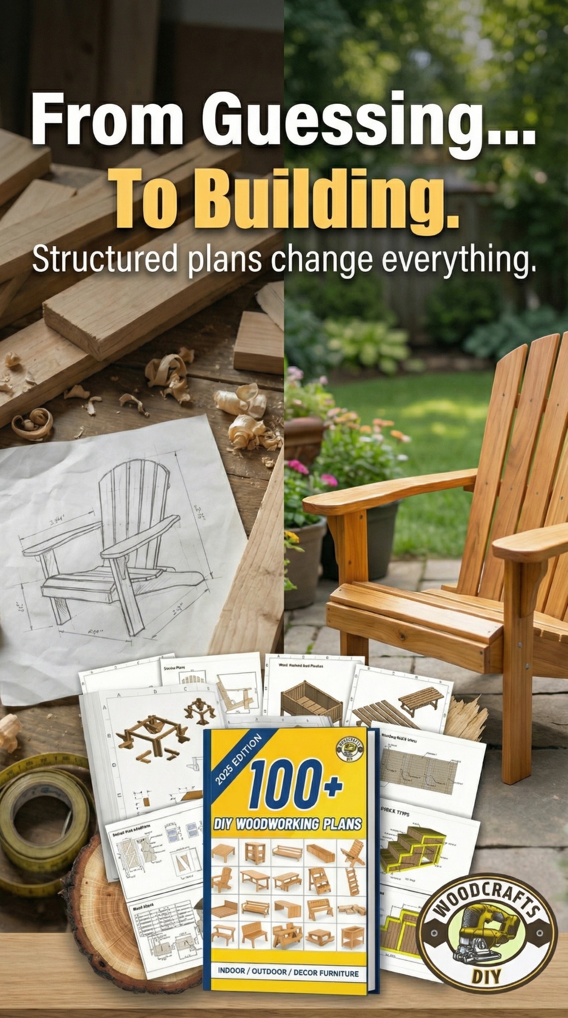 WoodCrafts DIY Facebook ad