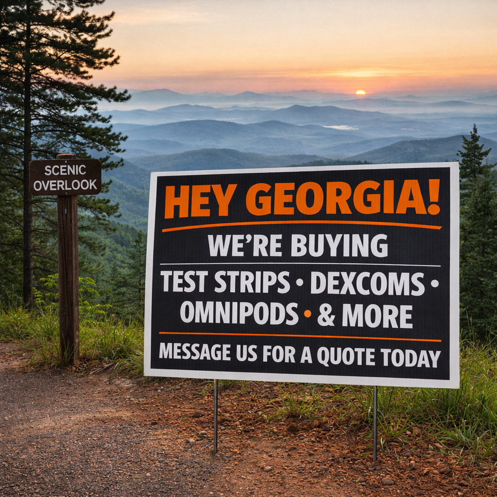Georgia Test Strips Facebook ad