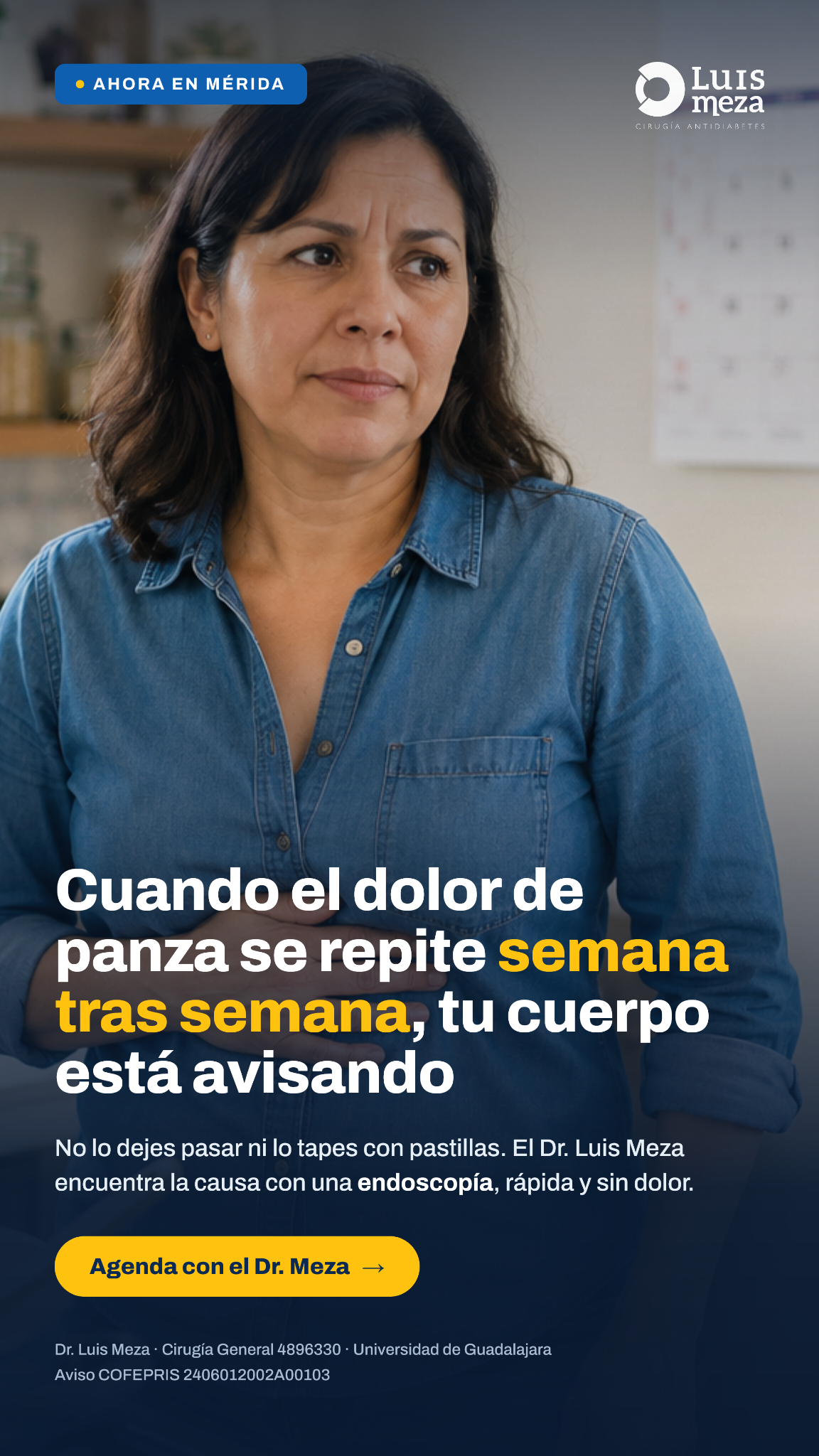 Dr. Luis Meza - Cirugía antidiabetes Facebook ad from Jul 31, 2026