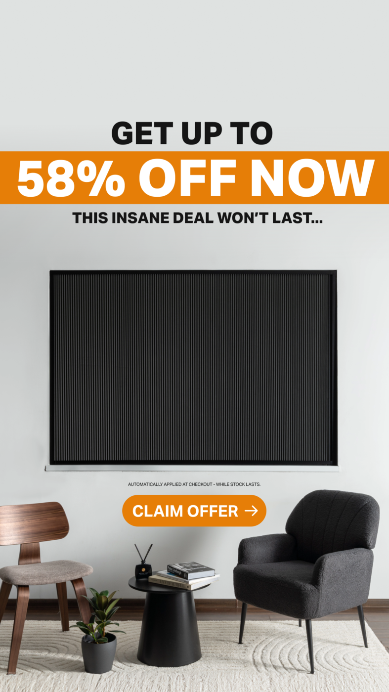 Guard Blinds Facebook ad: 100% Blackout for Better Insulation