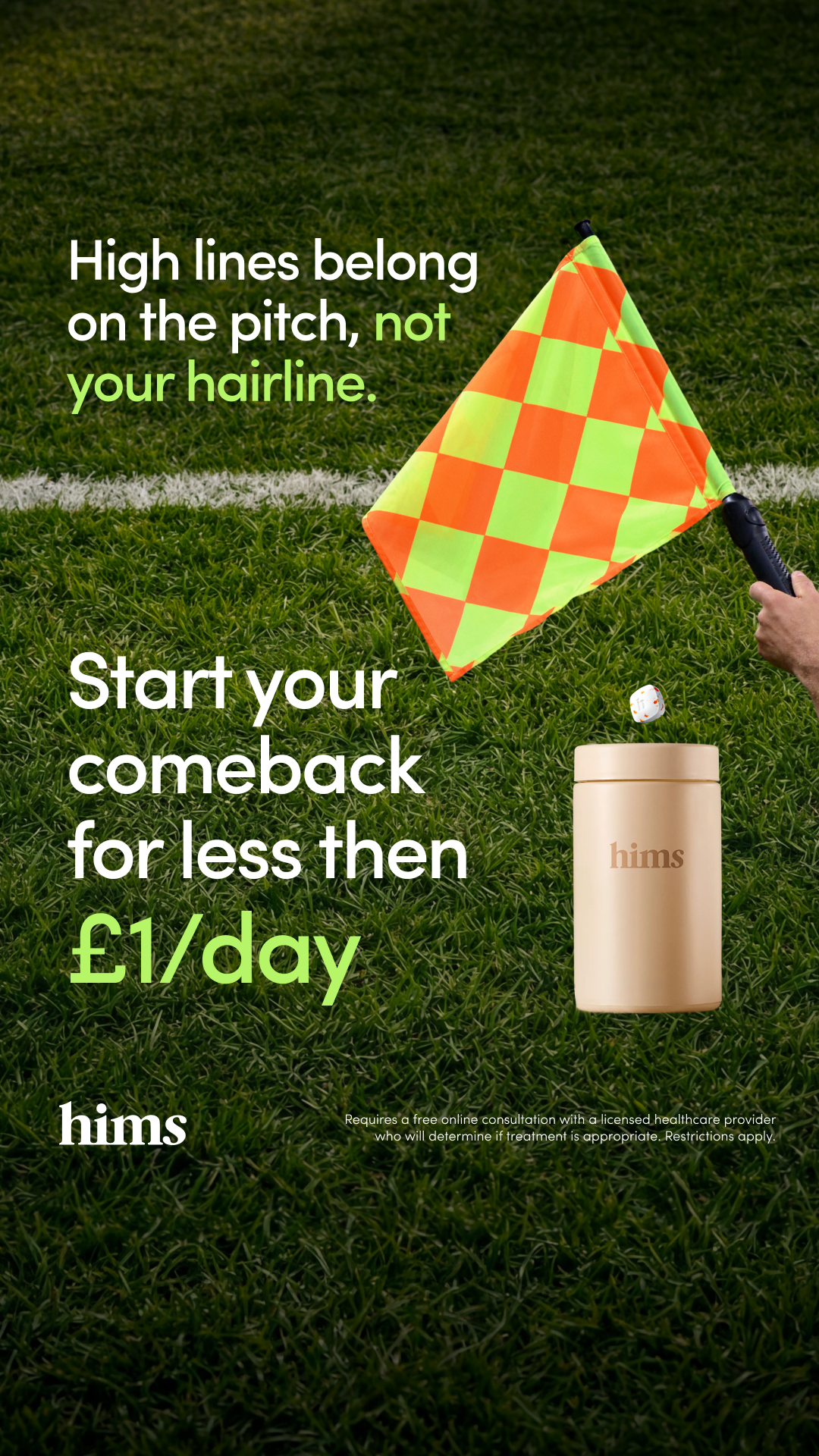 hims Facebook ad
