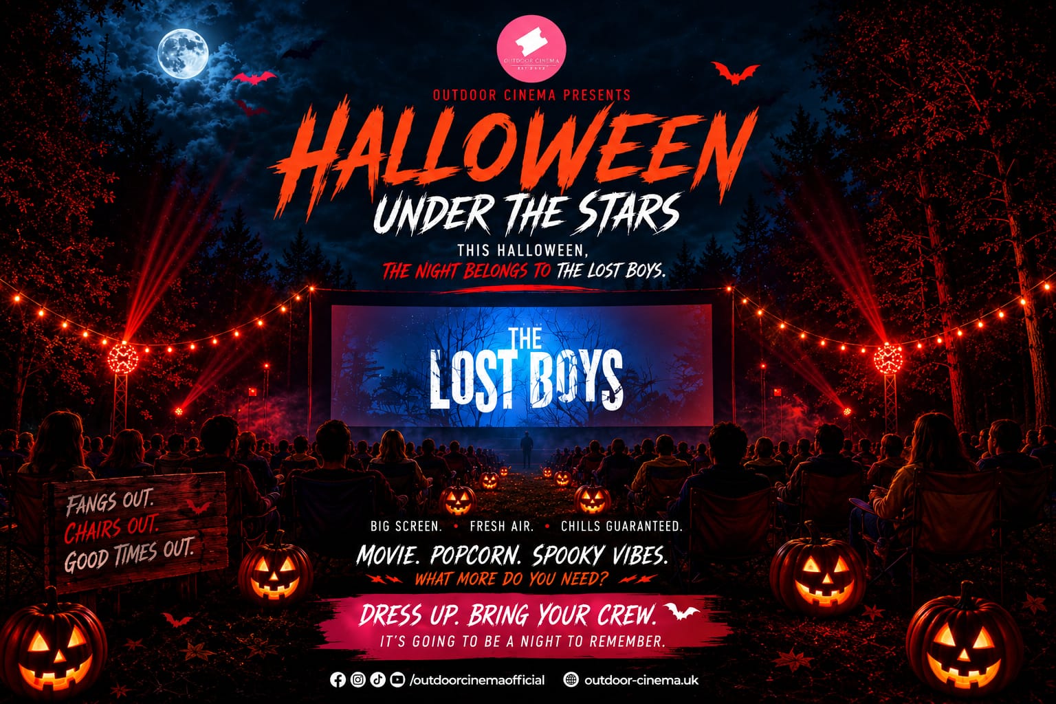 Outdoor Cinema Facebook ad