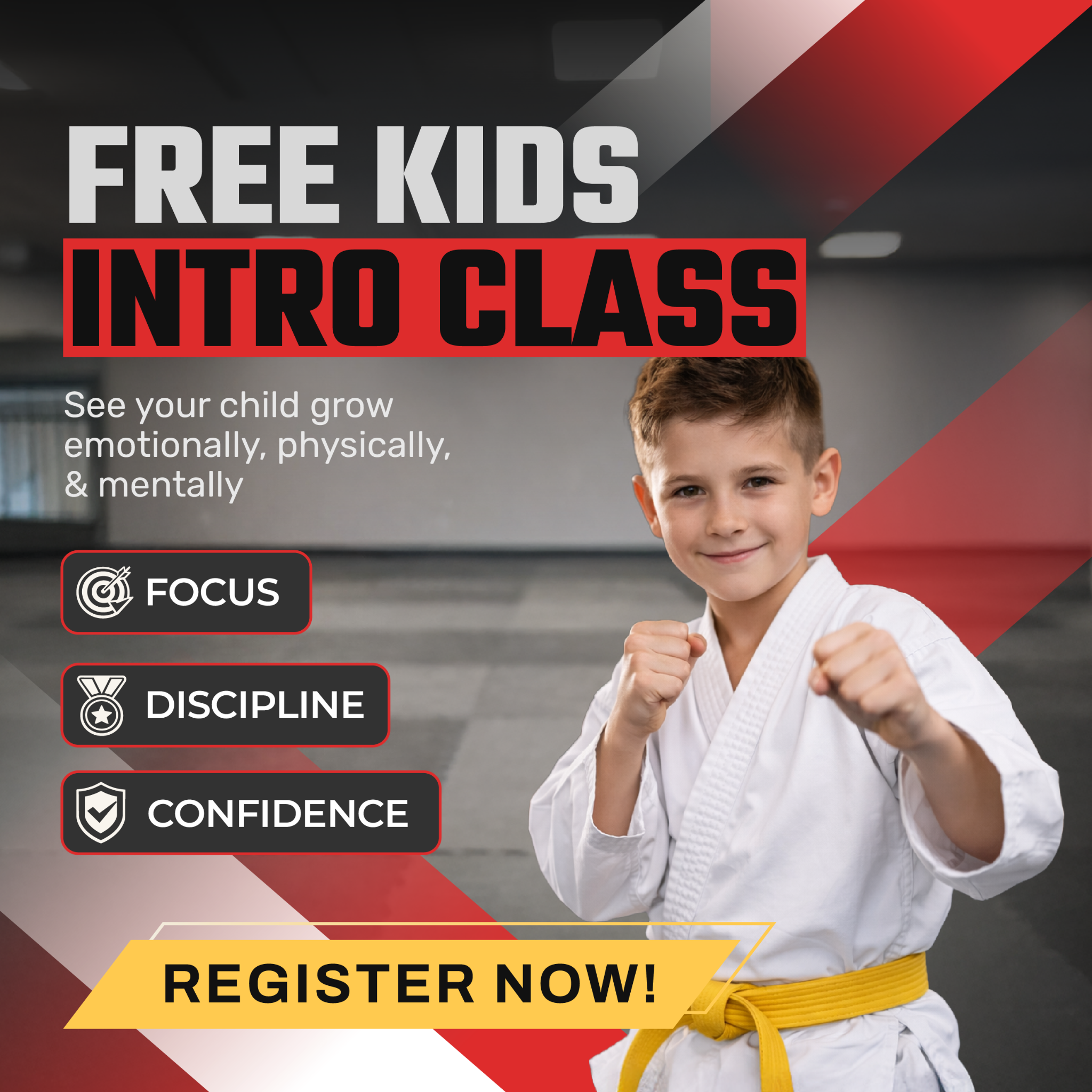 Hotshot Athletic Martial Arts Facebook ad